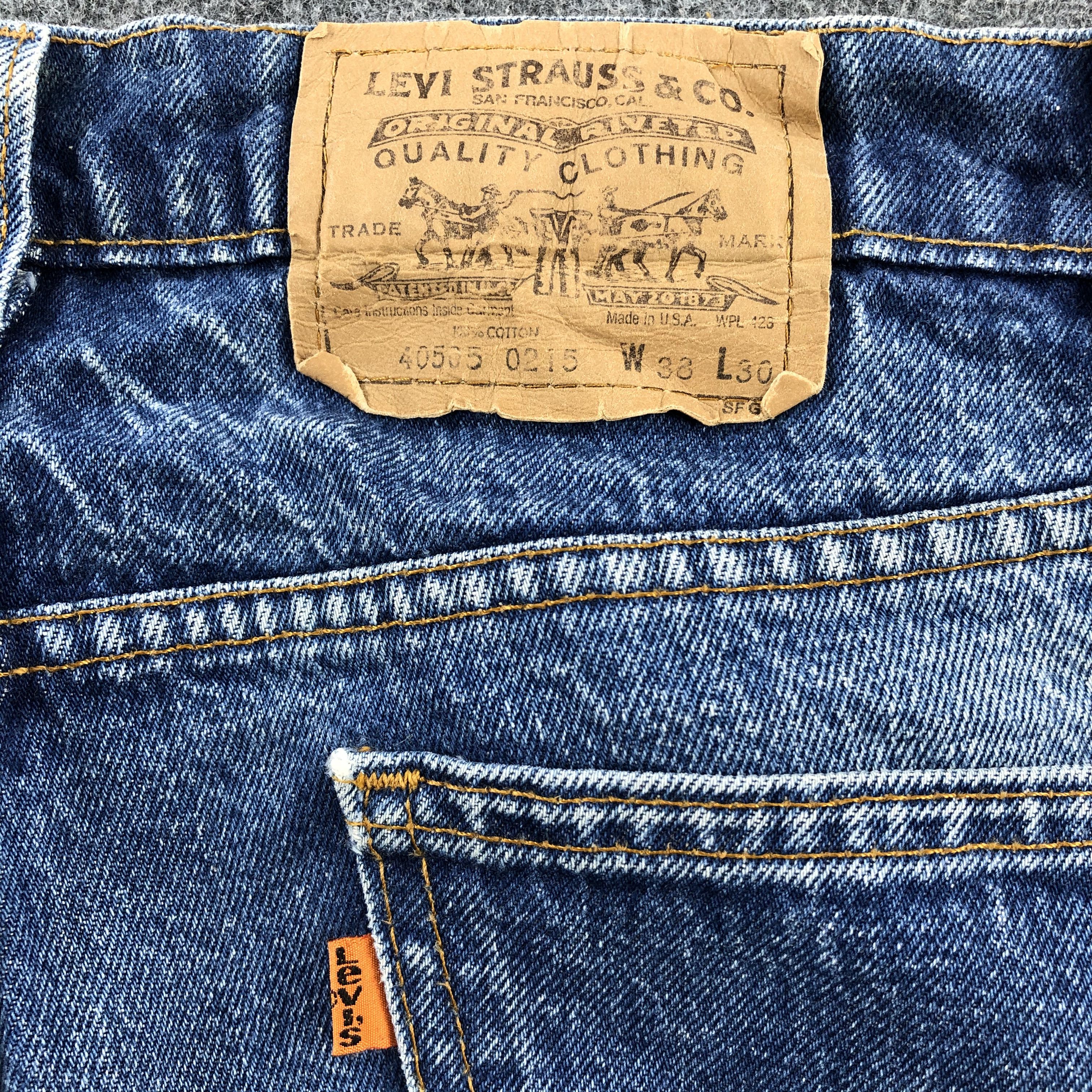 Levi's × Vintage Vintage 90s Blue Wash Levis 505 Jeans-JM1748 Size US 37 - 5 Thumbnail