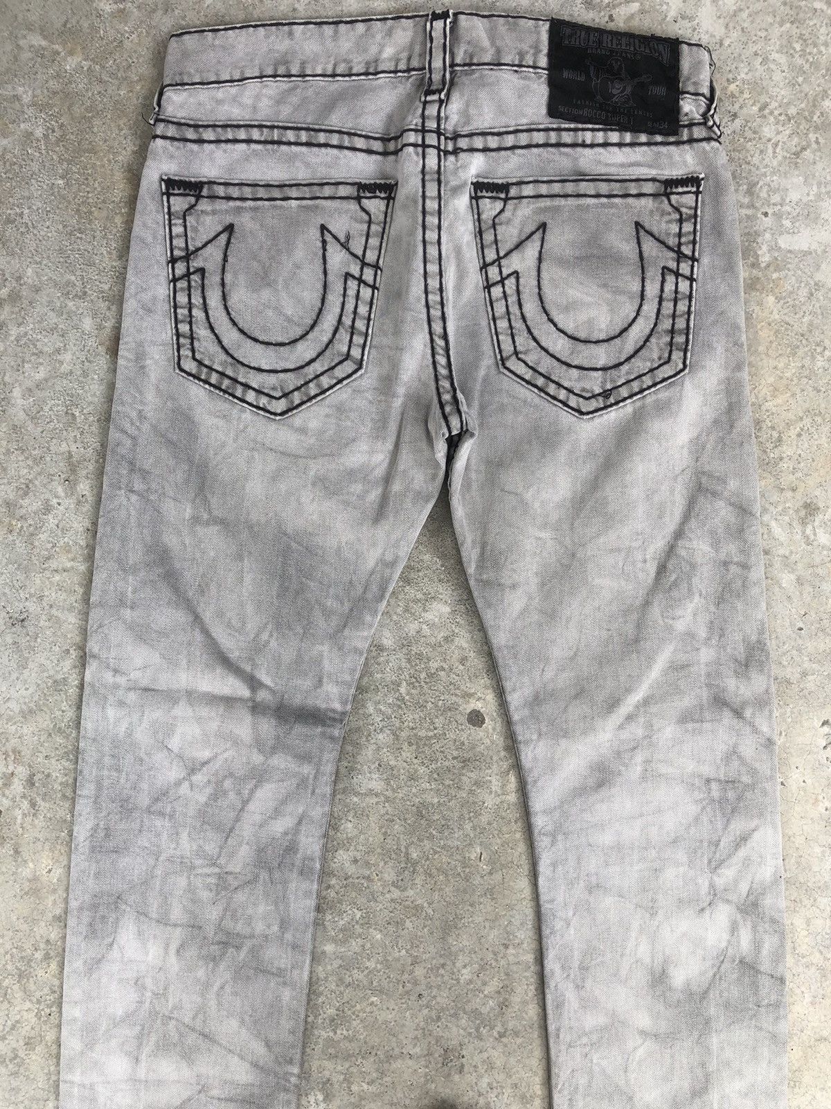 True Religion Vintage True Religion Rocco Super T Distressed Jeans Size US 36 / EU 52 - 8 Thumbnail