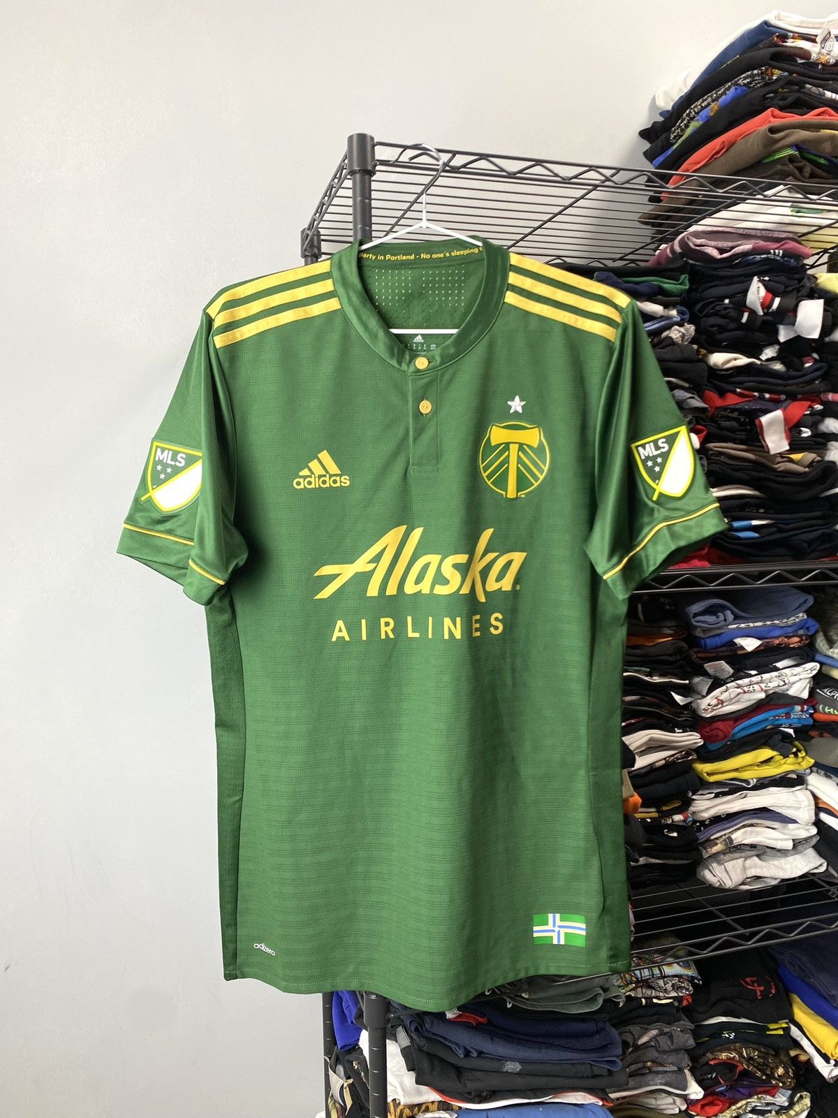 Adidas Adidas Portland Timbers Soccer Jersey T Shirt Size US M / EU 48-50 / 2 - 1 Thumbnail