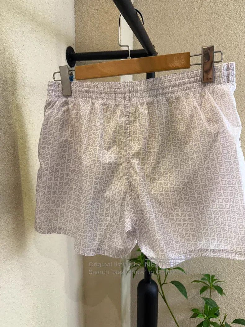 Fendi Fendi Light Purple All-over Print Shorts Size US 32 / EU 48 - 2 Thumbnail