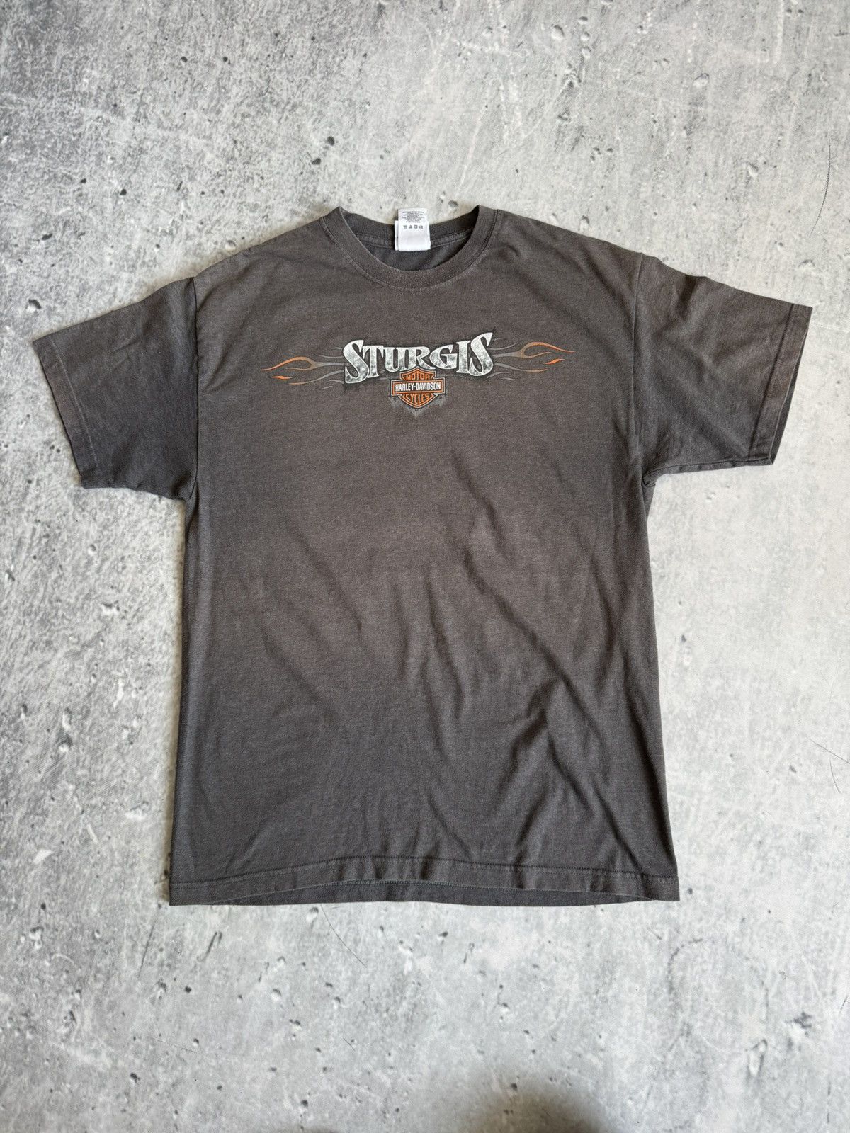 Harley Davidson × Vintage Vintage Harley Davidson retro tee Sturgis Moto Size US L / EU 52-54 / 3 - 1 Thumbnail