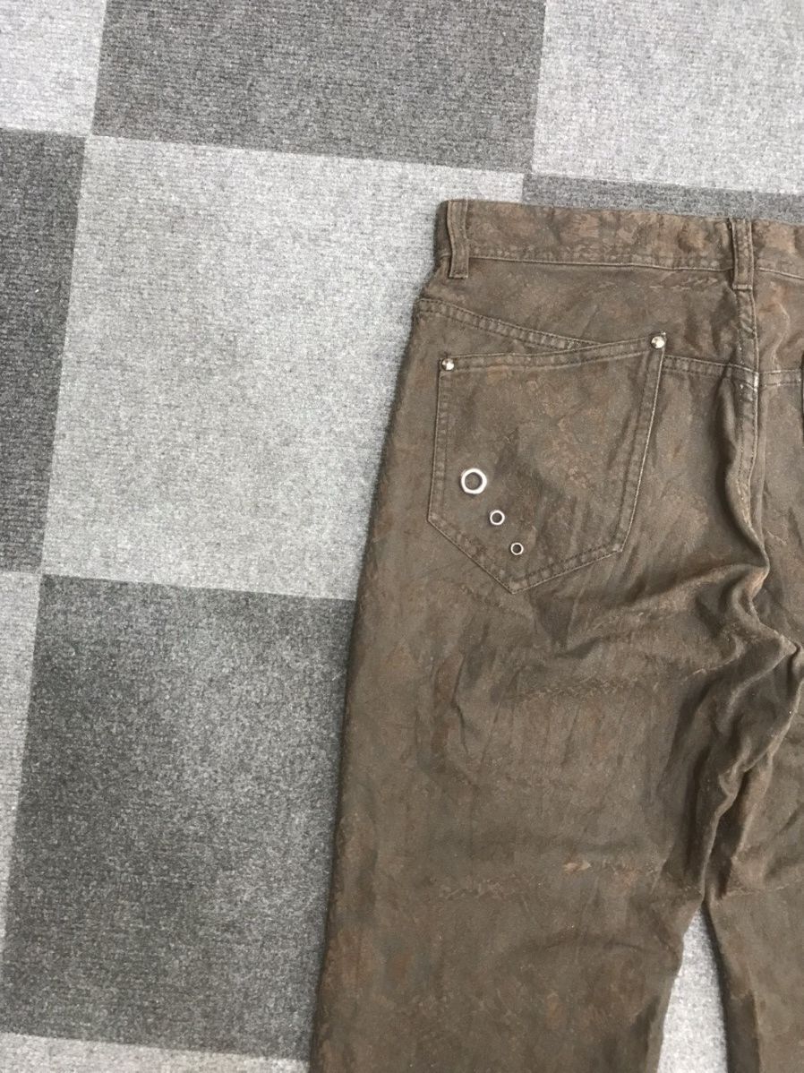 Japanese Brand Flare🔥Very Rare Snake Skin Velvet Style Flare Pant Size US 32 / EU 48 - 9 Thumbnail