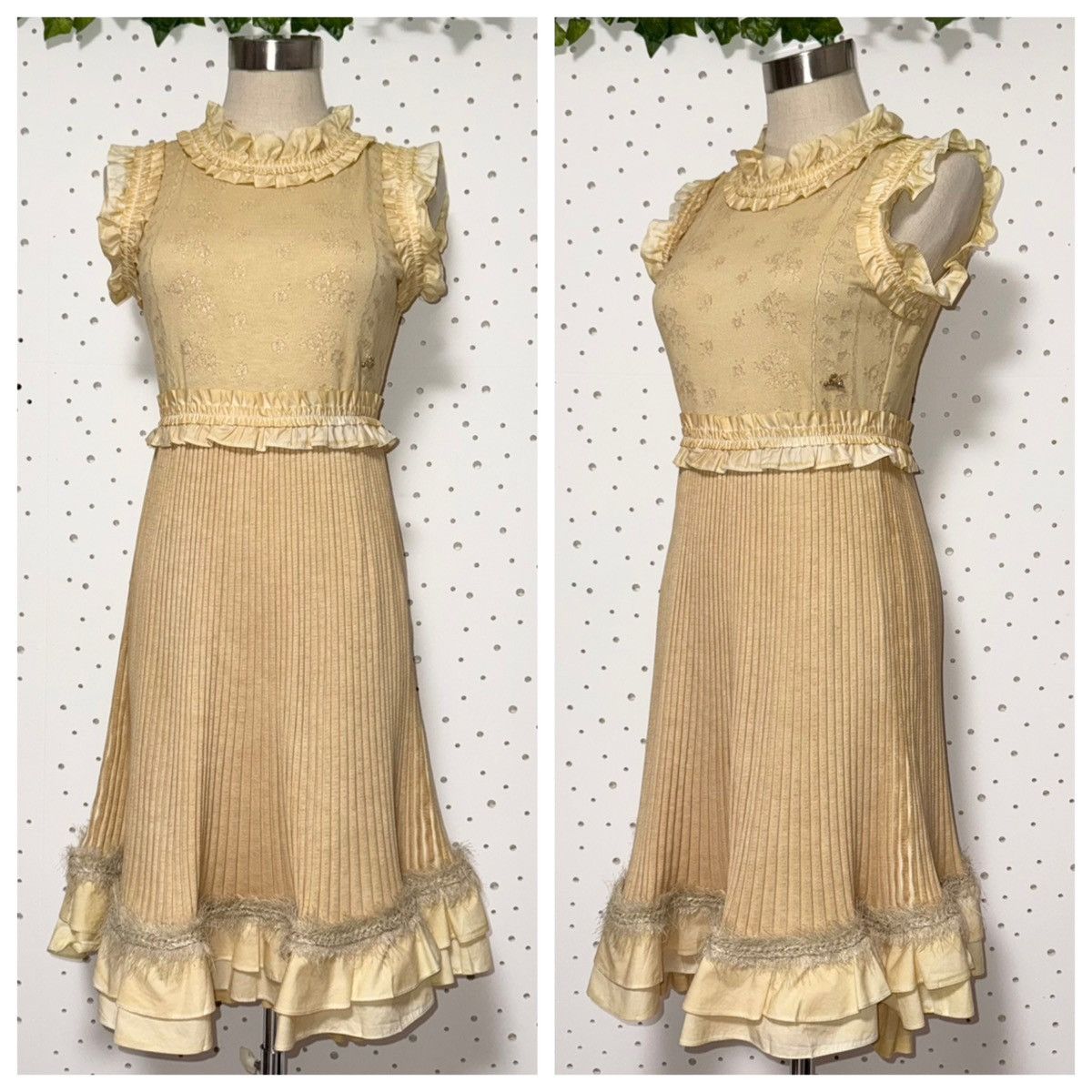 Chanel Authentic Chanel COCO Embellished Floral Knit Dress 34 Size XXS / US 00 / IT 34 - 5 Thumbnail