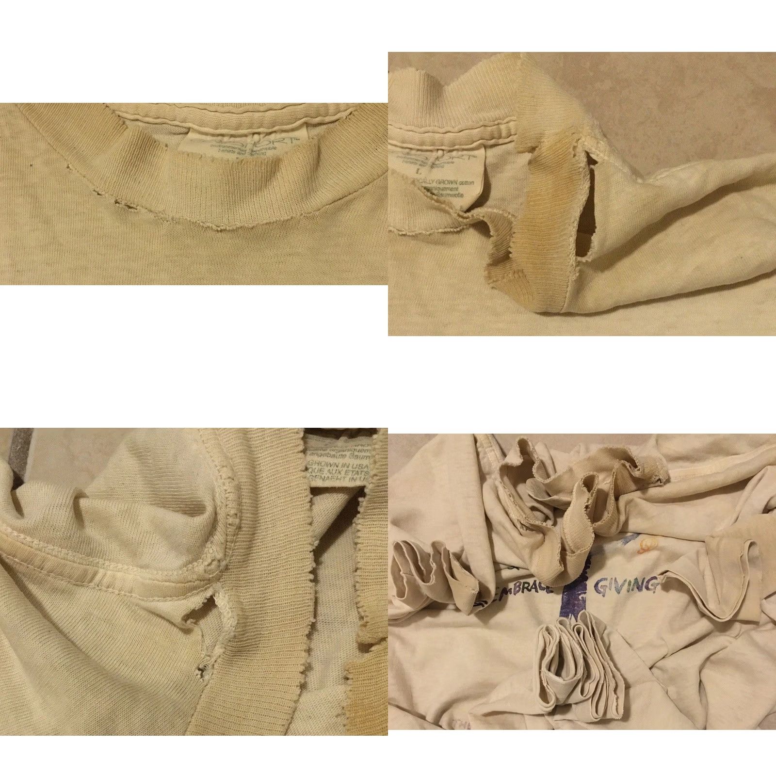 Apple Vintage 90s Microsoft Embrace Giving Destroyed Faded Shirt L Windows Software Apple Size US L / EU 52-54 / 3 - 9 Thumbnail