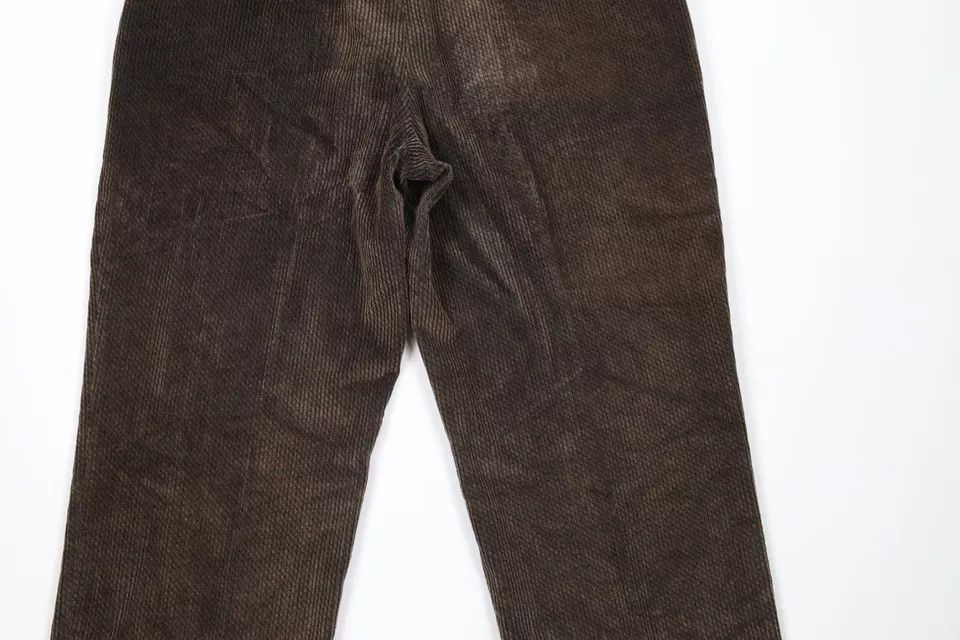 Vintage Vintage 90s Streetwear Fleck Thick Corduroy Chino Pants Size US 36 / EU 52 - 9 Thumbnail