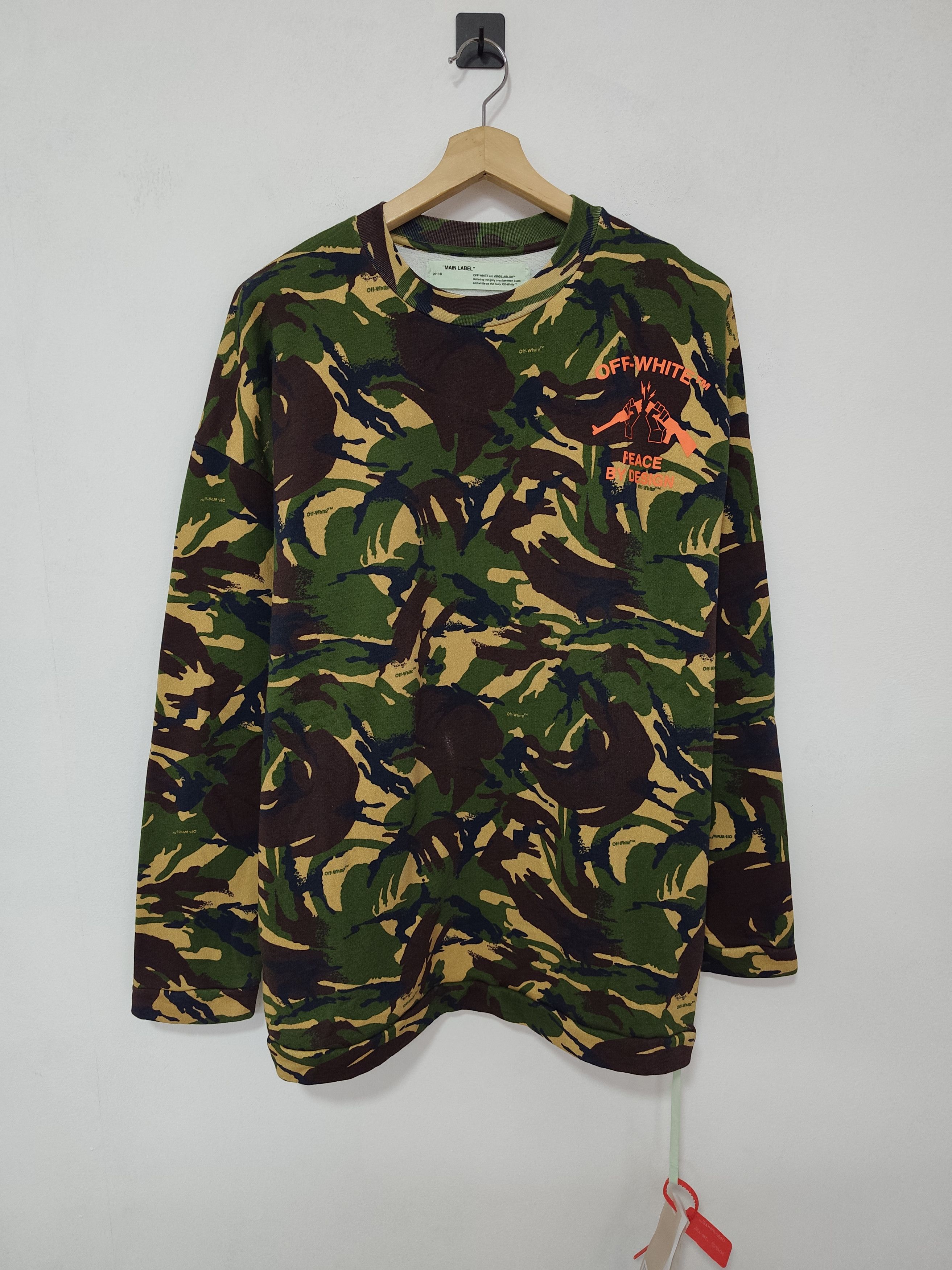 Off-White Off-White "Peace By Design Camo" Size US M / EU 48-50 / 2 - 1 Thumbnail