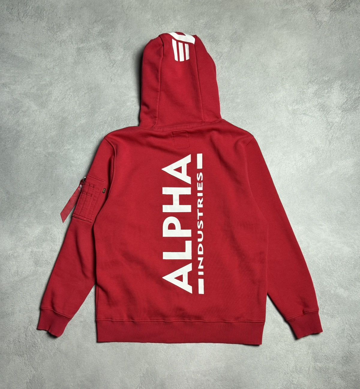 Alpha Industries Alpha Industries Big Logo Cotton Hoodie Red size L Size US L / EU 52-54 / 3 - 2 Thumbnail