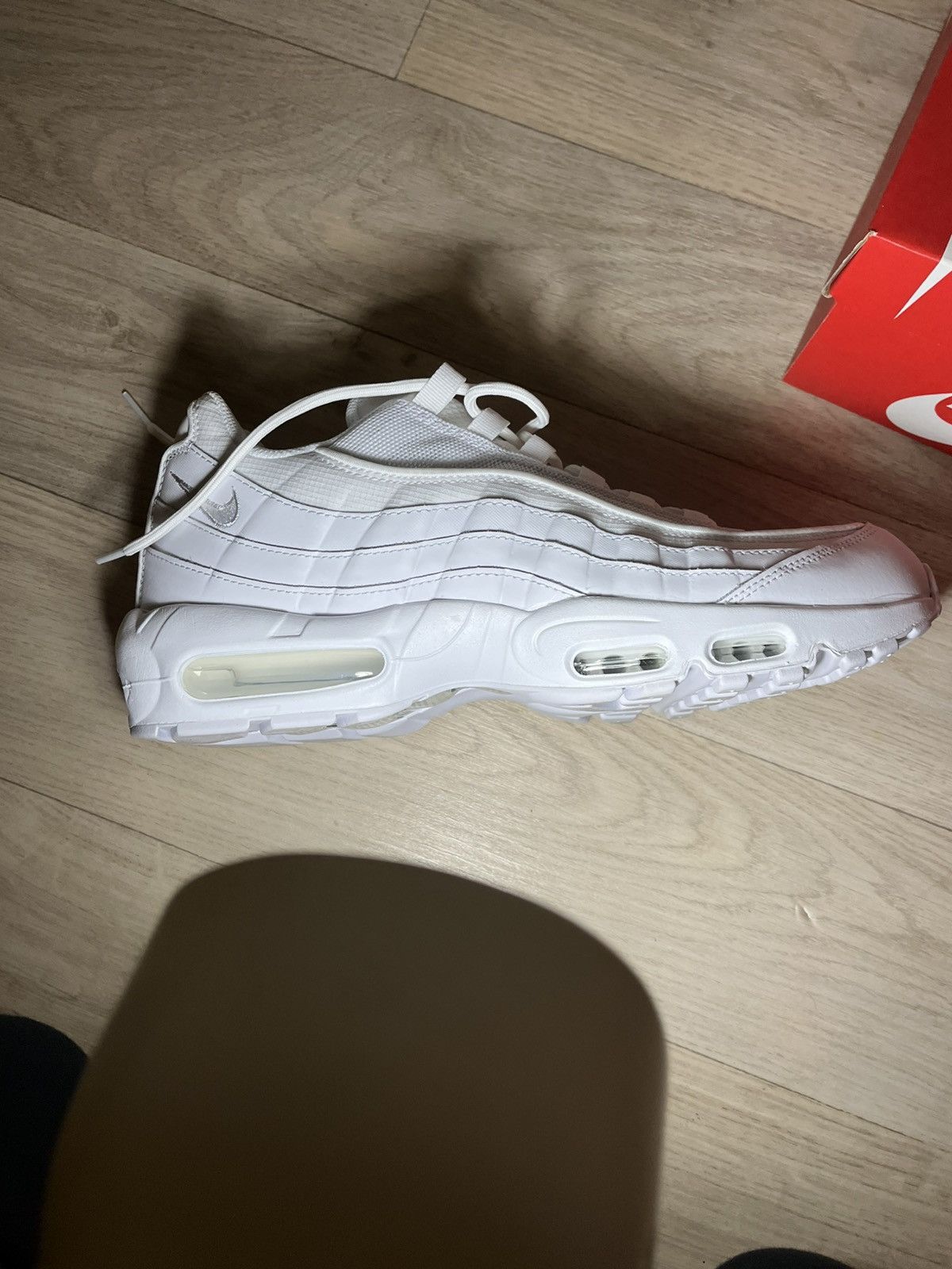 Nike Nike air max 95s white uk 11.5 Size US 14 / EU 47 - 9 Thumbnail