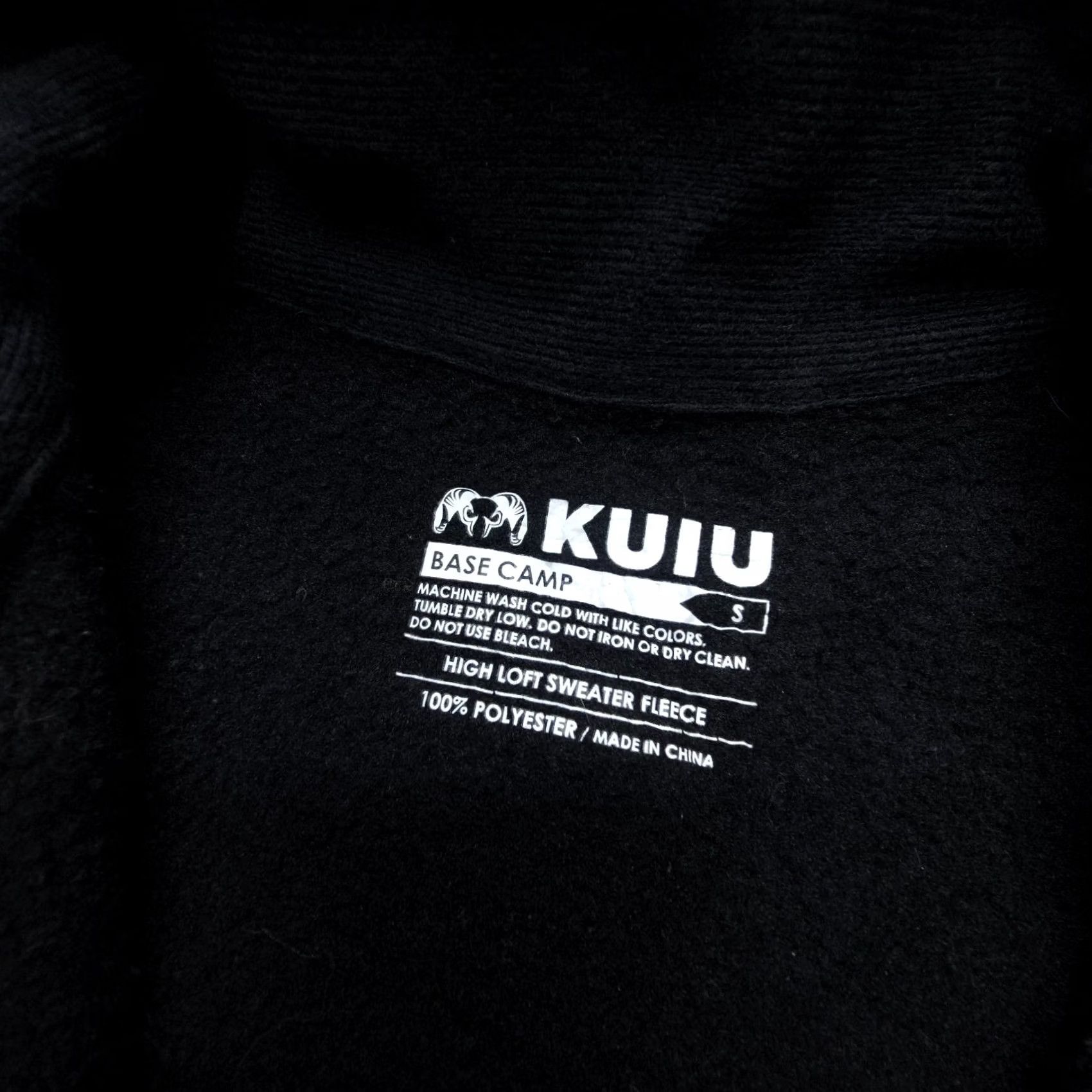 Vintage KUIU Base Camp High Loft Sweater Fleece Jacket Womens Small Hiking Camp Hunting Jacket Womens Small Black Fleece 1/2 Zip Outdoor Mens? Womens Size S / US 4 / IT 40 - 3 Thumbnail