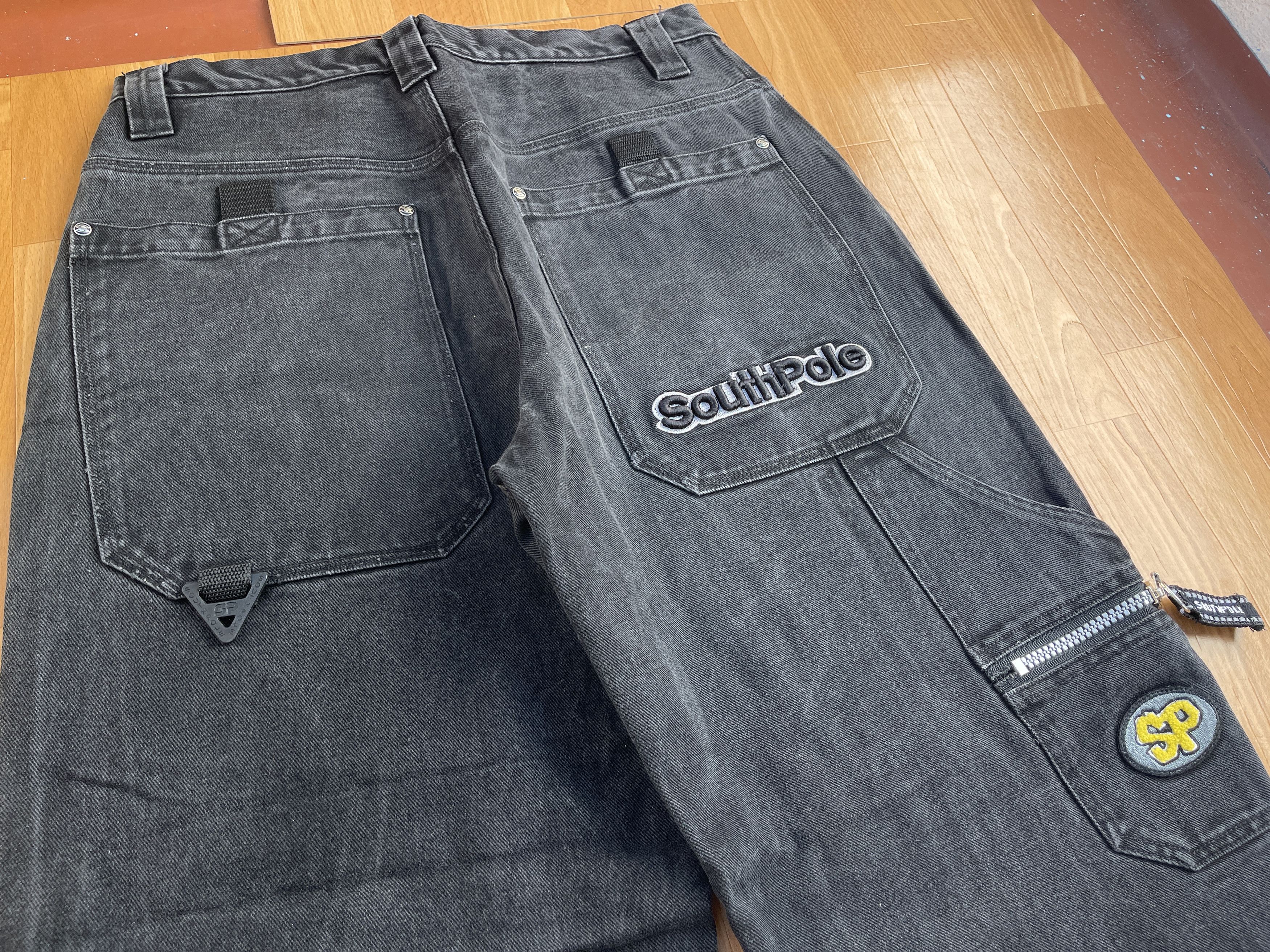 Southpole Southpole jeans, baggy vintage South Pole 90s hip hop Y2K 34 Size US 34 / EU 50 - 10 Thumbnail