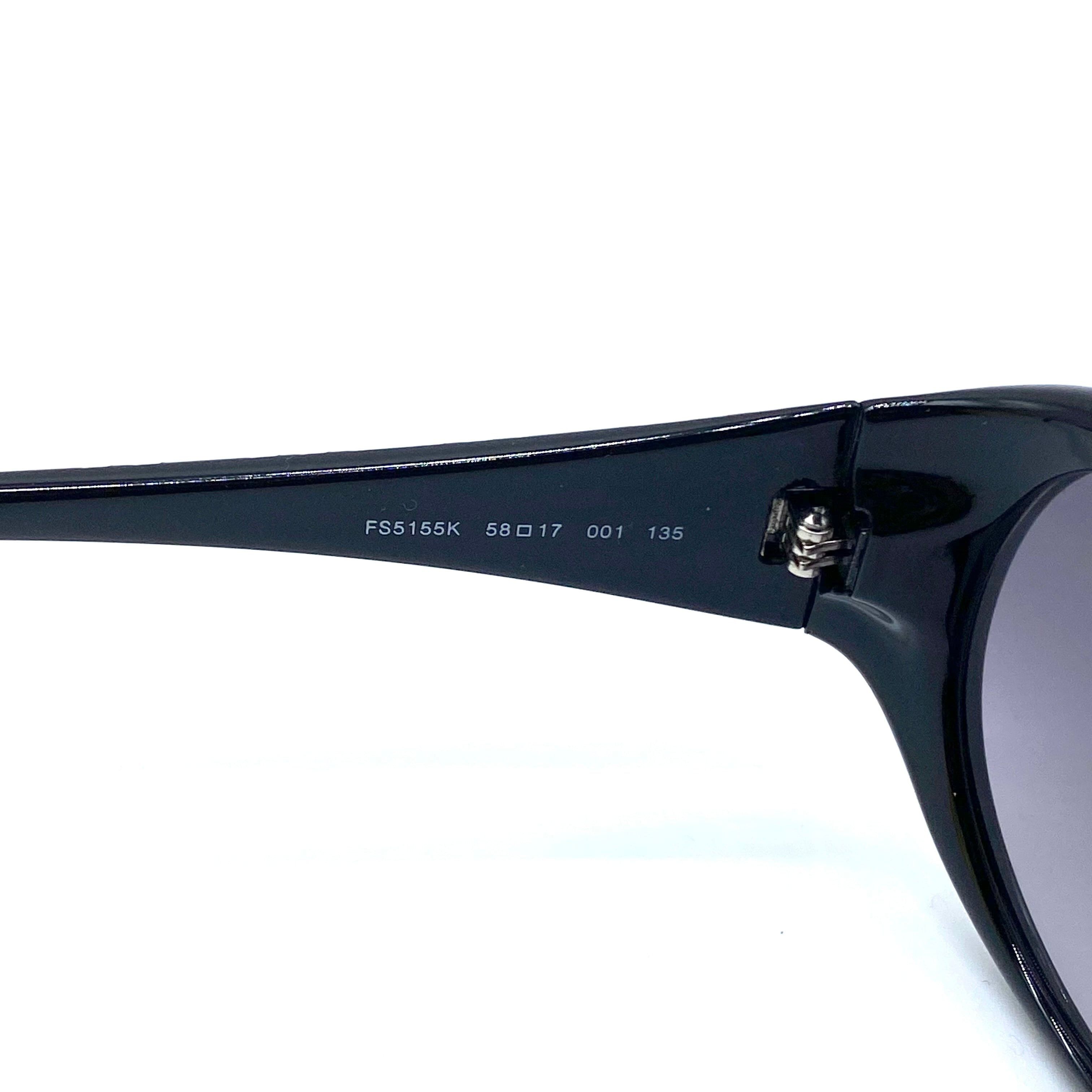 Fendi Fendi Zucca pattern oval sunglasses black FS5155K Size ONE SIZE - 7 Thumbnail