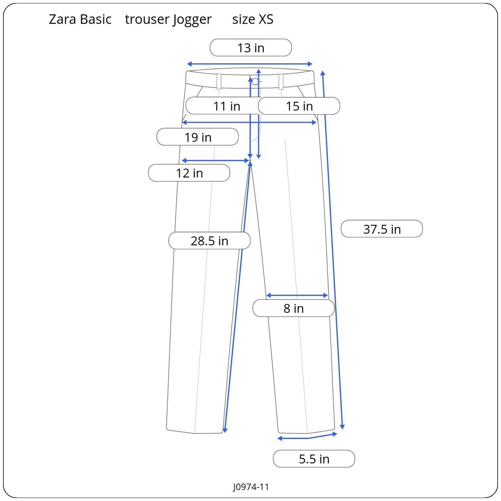 Zara Zara Basic pleated trouser pants Women size XS Size 26" / US 2 / IT 38 - 7 Thumbnail