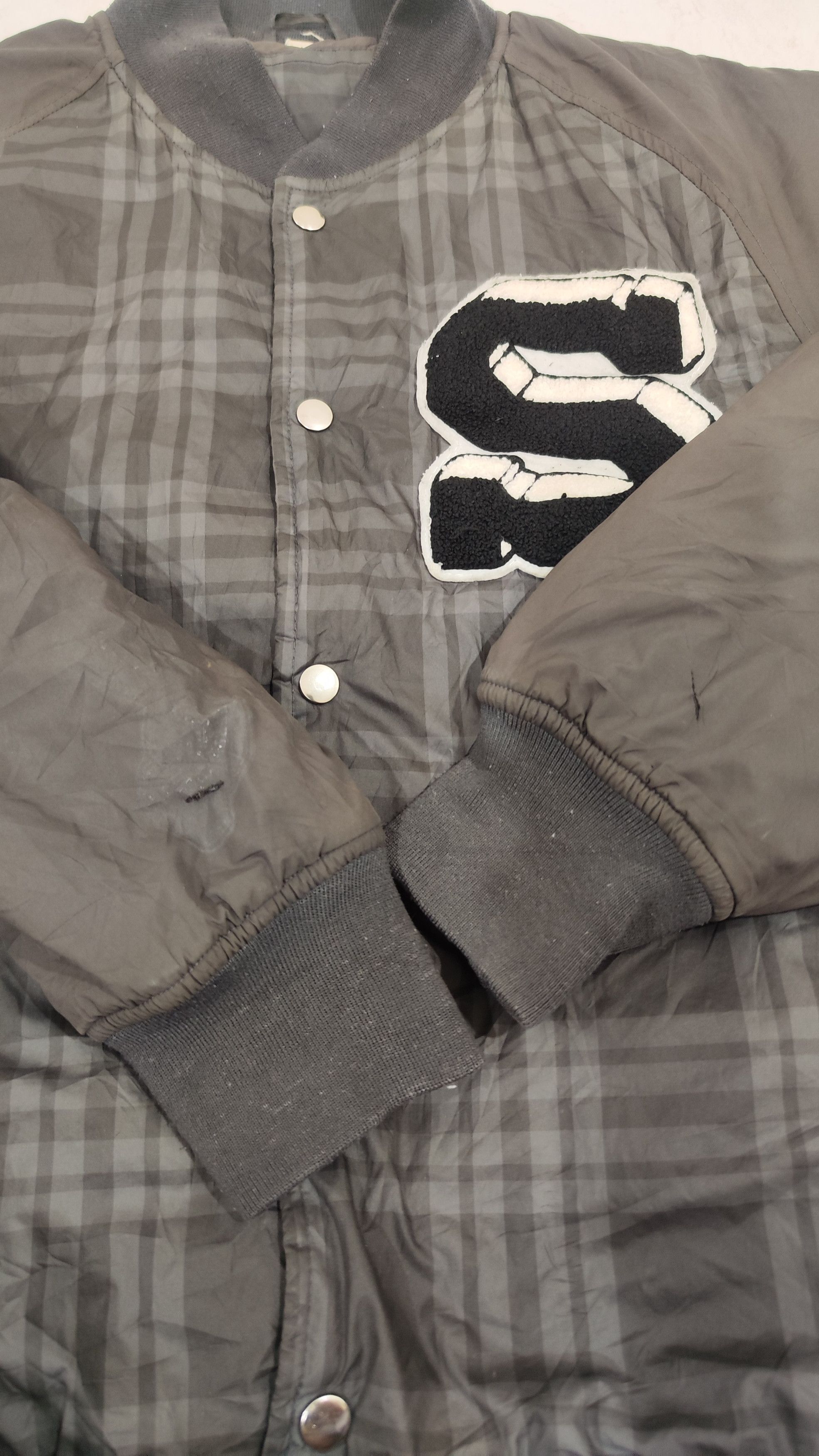 Stussy Vintage Stussy Check Bombers Jacket Size US M / EU 48-50 / 2 - 13 Thumbnail
