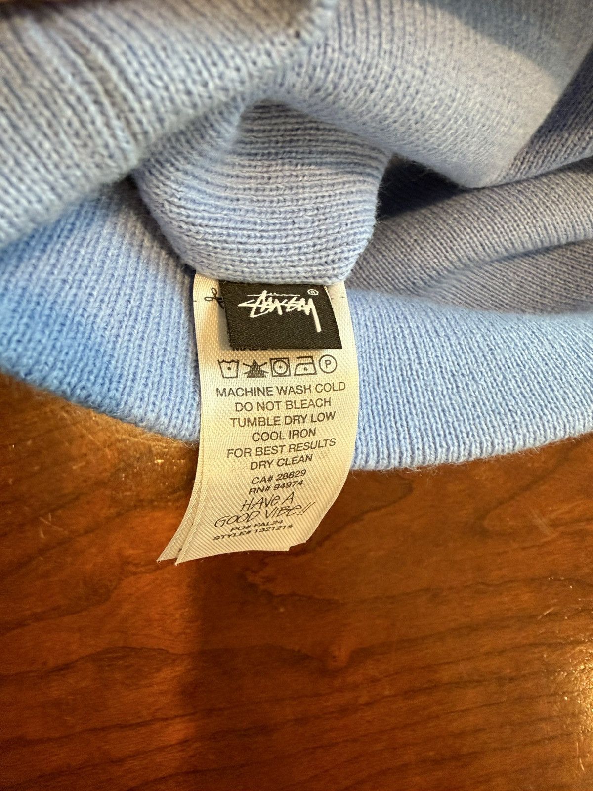 Stussy Stussy Blue Beanie Size ONE SIZE - 3 Thumbnail