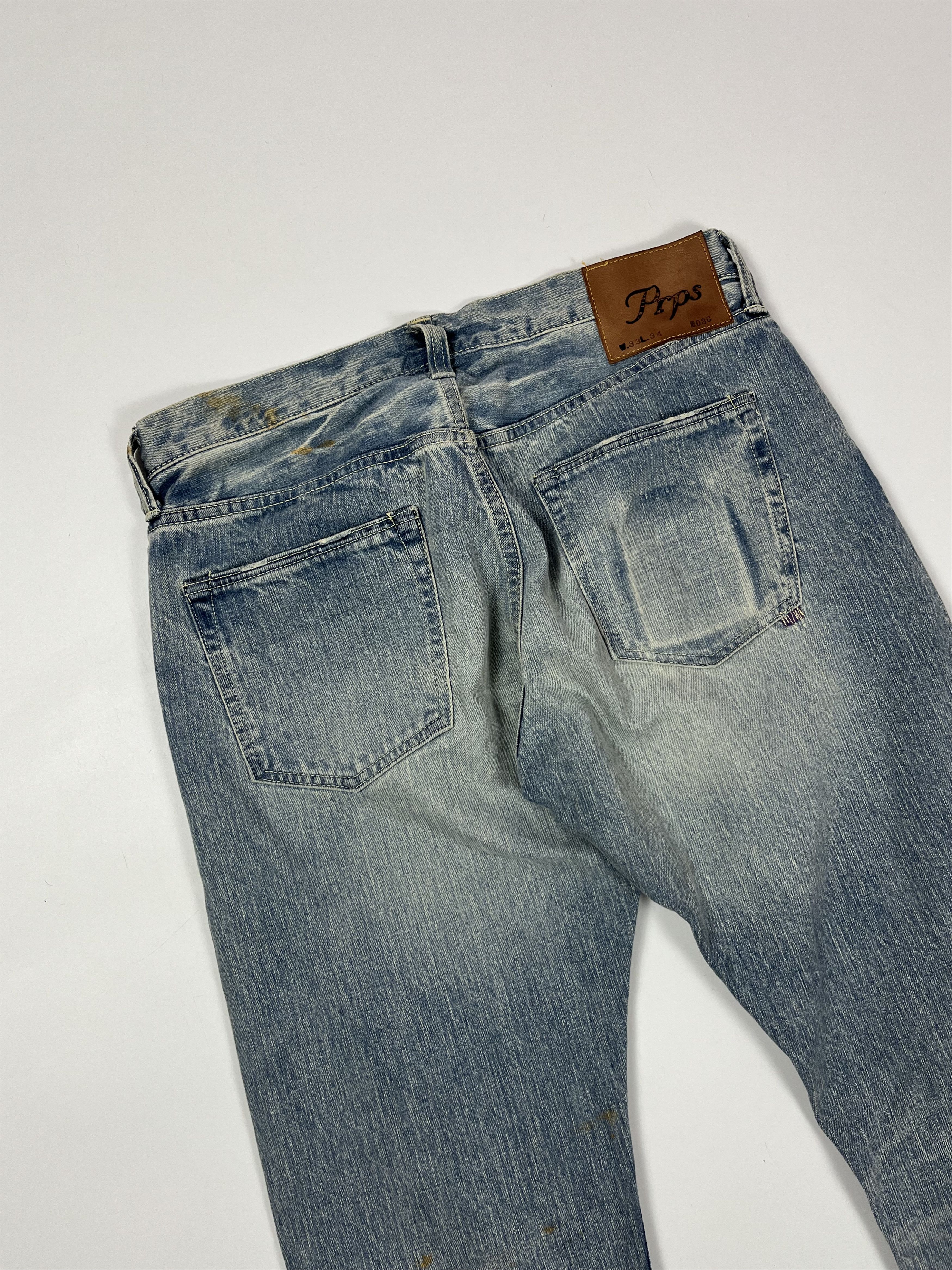 Prps Prps Japan Denim Jeans Selvedge Size W33 L34 Distressed Size US 33 - 7 Thumbnail