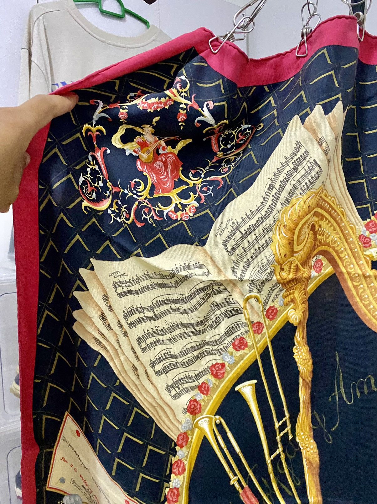 Hermes Rare Hermes Carre 90 "Wolfgang Amadeus Mozart" Silk Scarf Size ONE SIZE - 4 Thumbnail