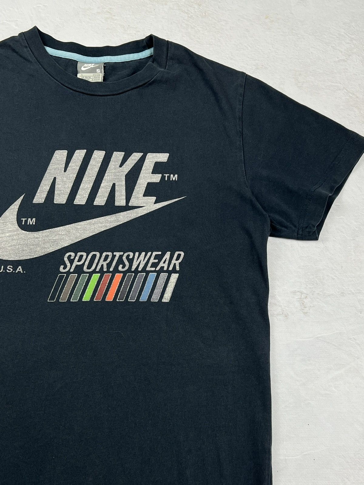 Japanese Brand × Nike × Vintage Retro Y2k Nike Vintage 2000s Track Swoosh Sk8 Style Surf LGB Size US S / EU 44-46 / 1 - 3 Thumbnail