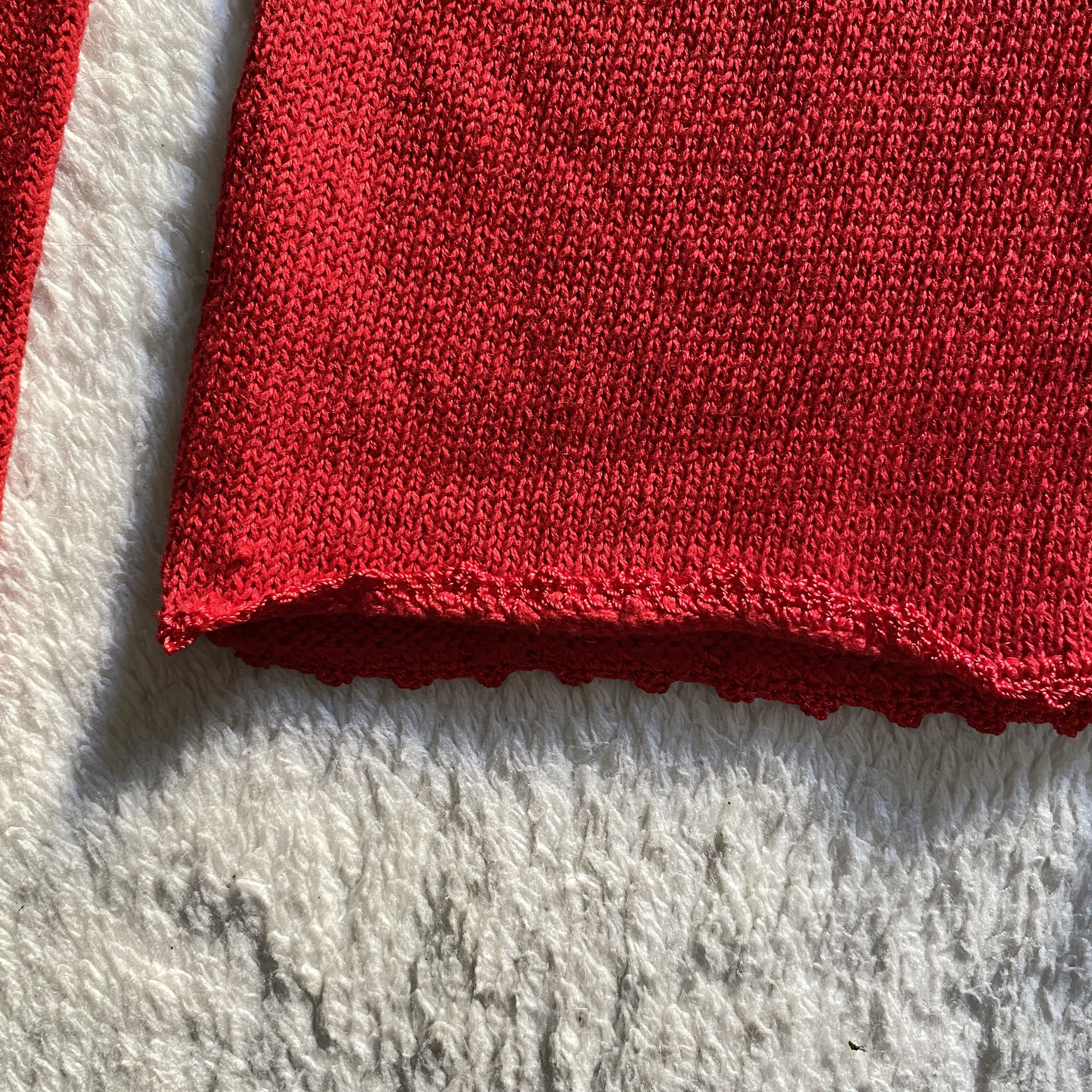 Other Vintage Jaclyn Smith Red Beaded Sweater Size S / US 4 / IT 40 - 17 Thumbnail
