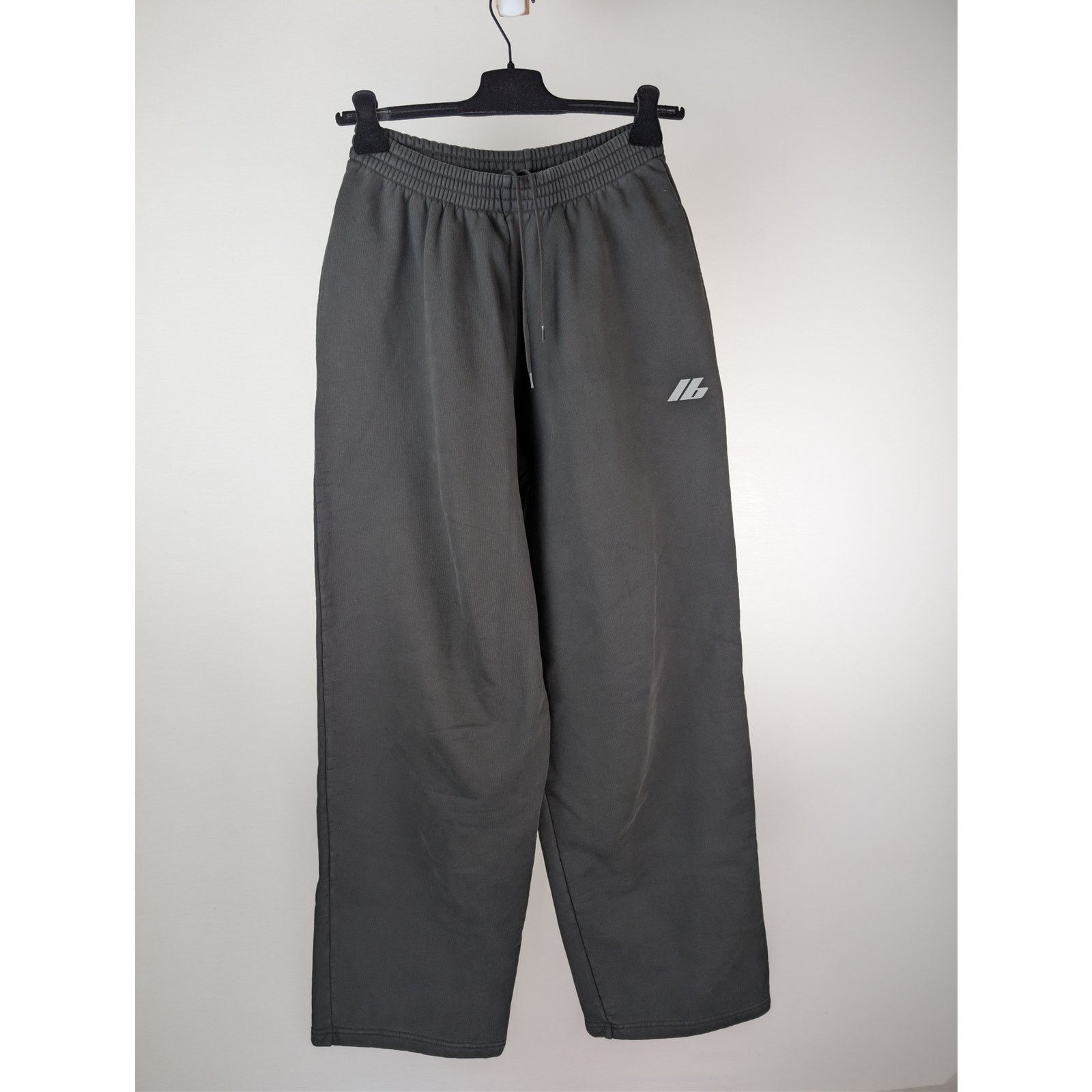 Balenciaga o1rshd1 Activewear Molleton Archetype Baggy Sweatpants Black Size US 30 / EU 46 - 2 Thumbnail