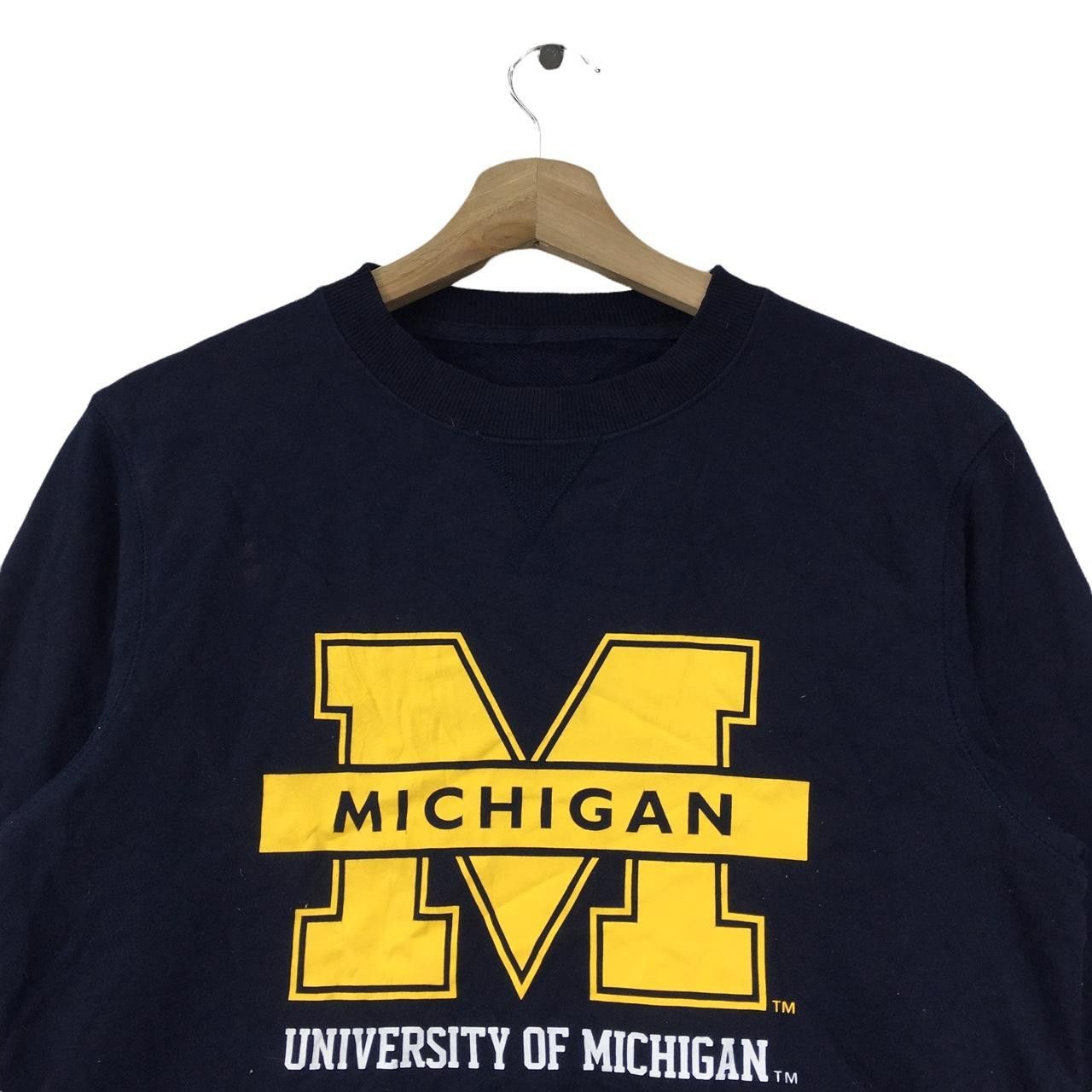 Vintage Vtg UNIVERSITY OF MICHIGAN Alma Mater Sweatshirt Sweater Size S / US 4 / IT 40 - 2 Thumbnail