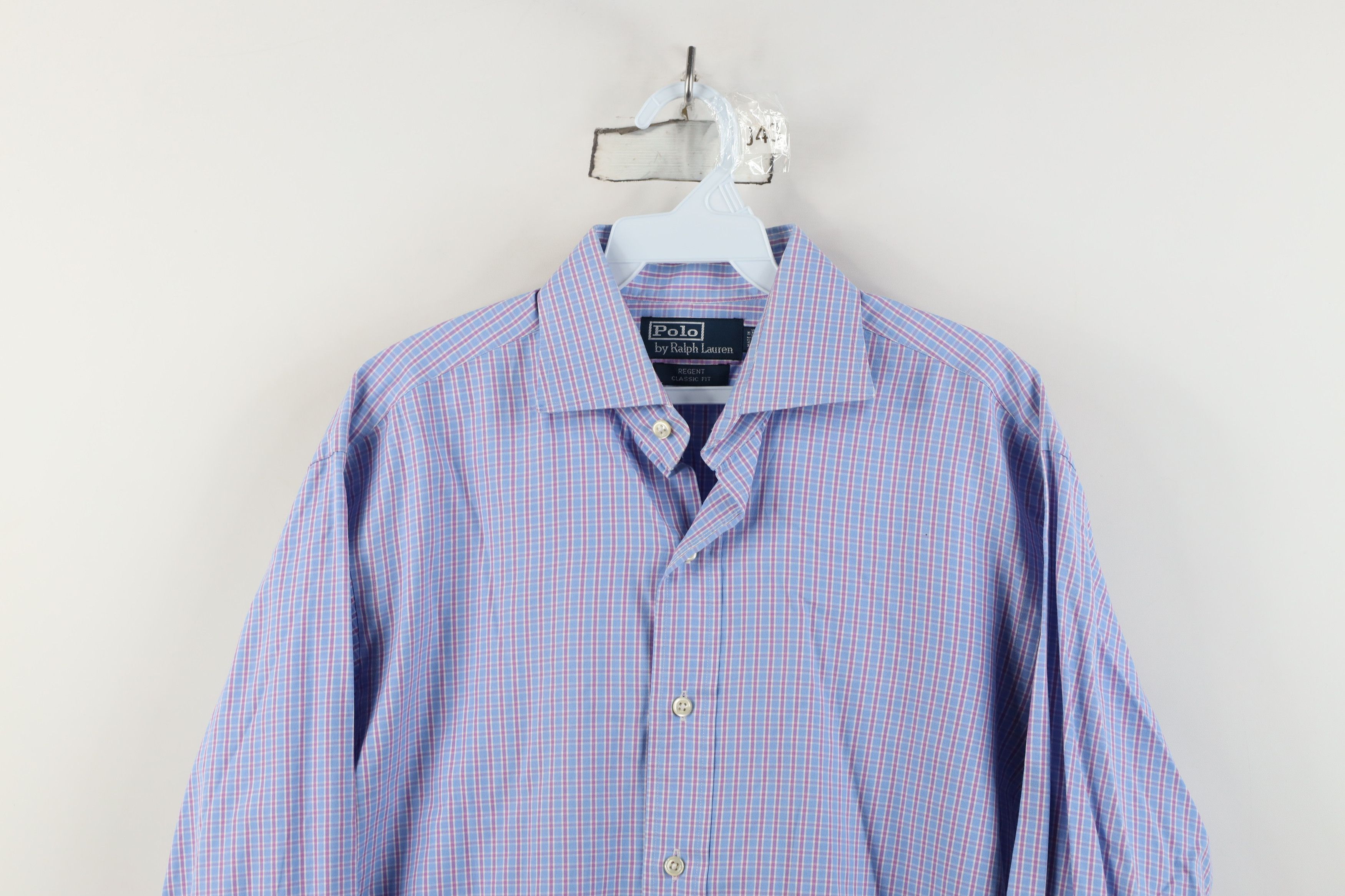 Ralph Lauren Ralph Lauren Regent Classic Fit Collared Button Shirt Plaid Size US M / EU 48-50 / 2 - 2 Thumbnail