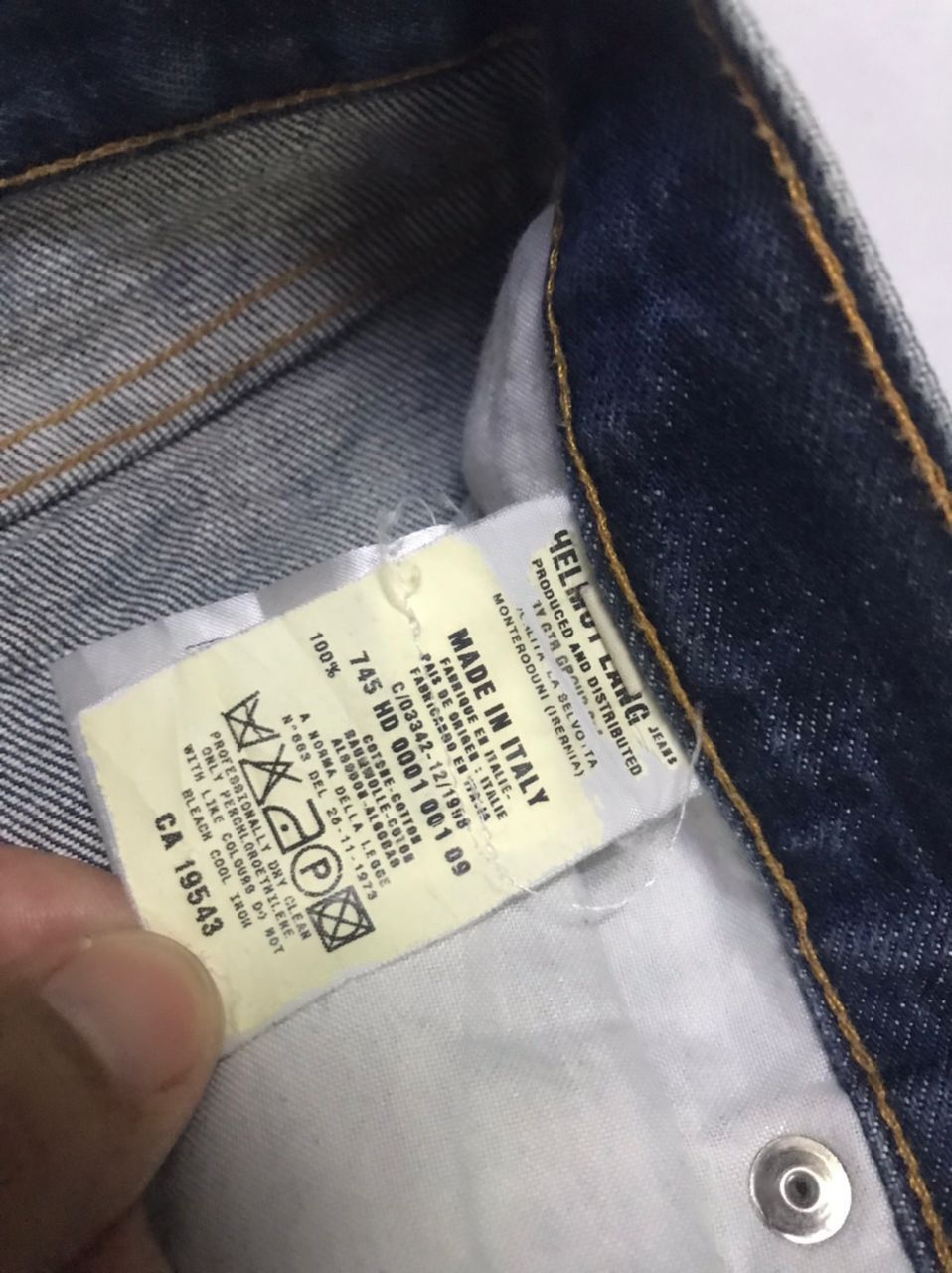 Helmut Lang Vintage Helmut Lang 1998 Denim Jeans Size US 28 / EU 44 - 9 Thumbnail