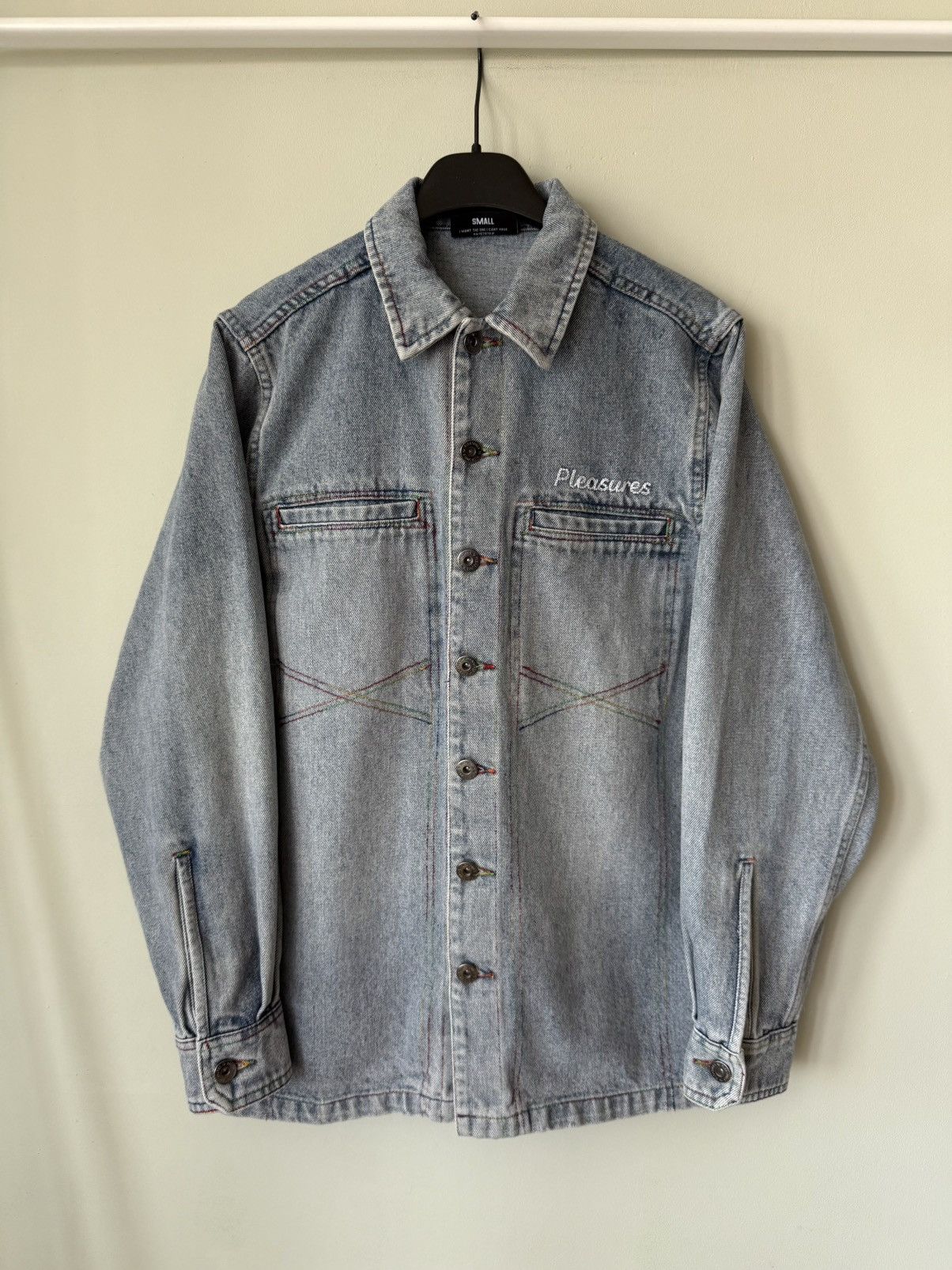 Pleasures Pleasures Now Denim overshirt jacket Size US S / EU 44-46 / 1 - 1 Thumbnail