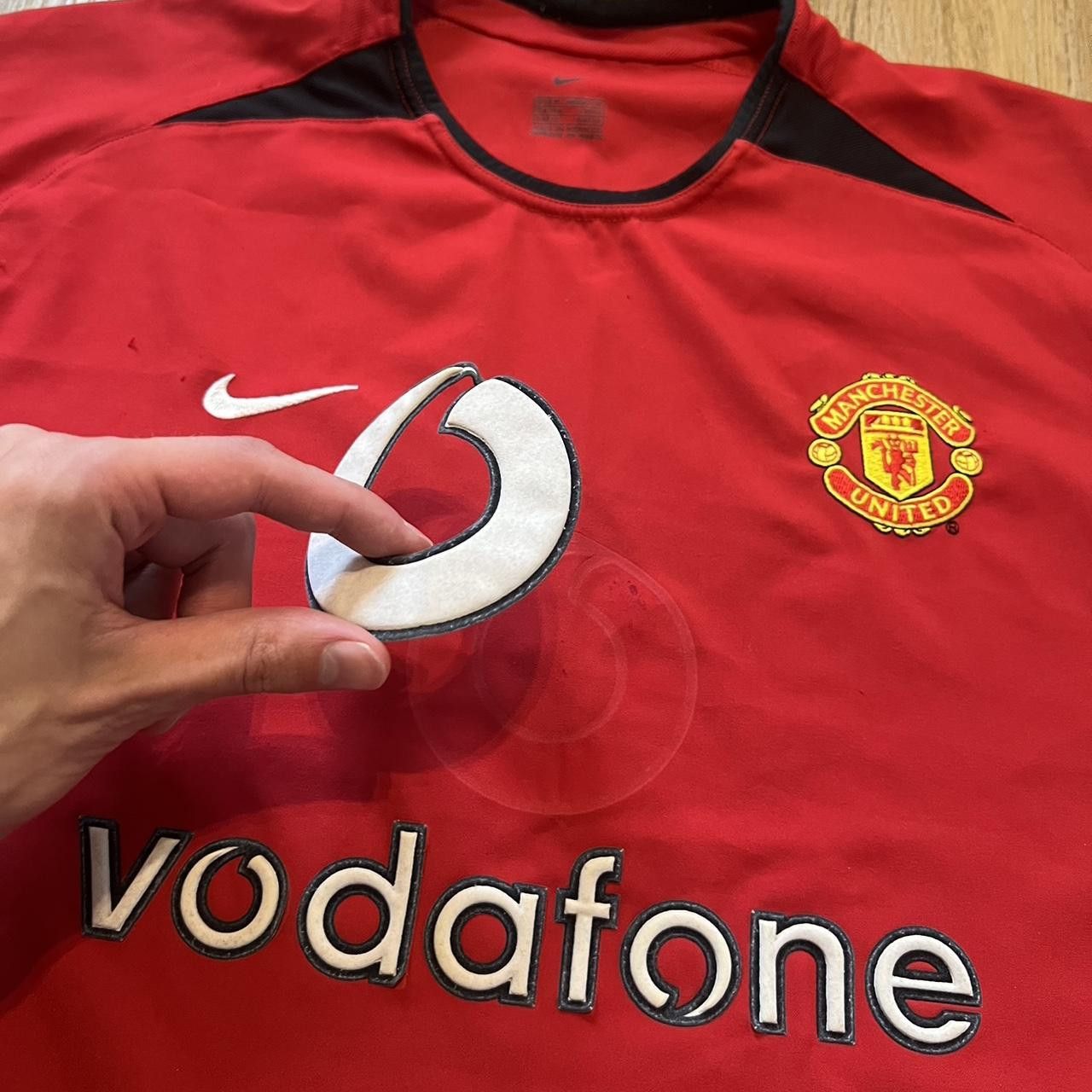 Nike 2002-04 Manchester United Nike Home Football Shirt Size US M / EU 48-50 / 2 - 4 Thumbnail
