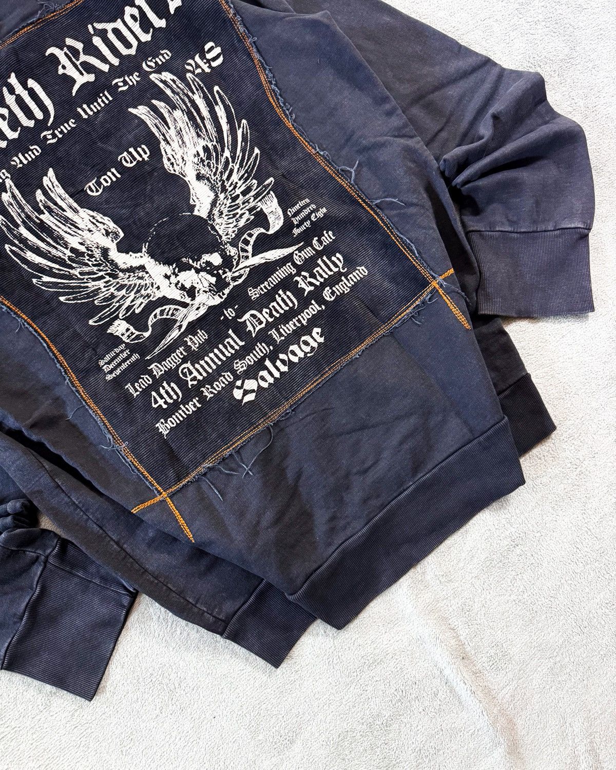 Salvage Vintage Y2k Salvage Toxteth Riders Zip Hoodie Size US M / EU 48-50 / 2 - 10 Thumbnail