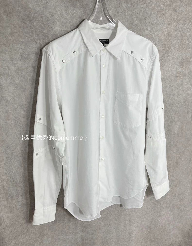 Comme des Garcons Comme Des Garcons Studded Paneled Layered Pointed Neck Lon Size XS / US 0-2 / IT 36-38 - 2 Thumbnail