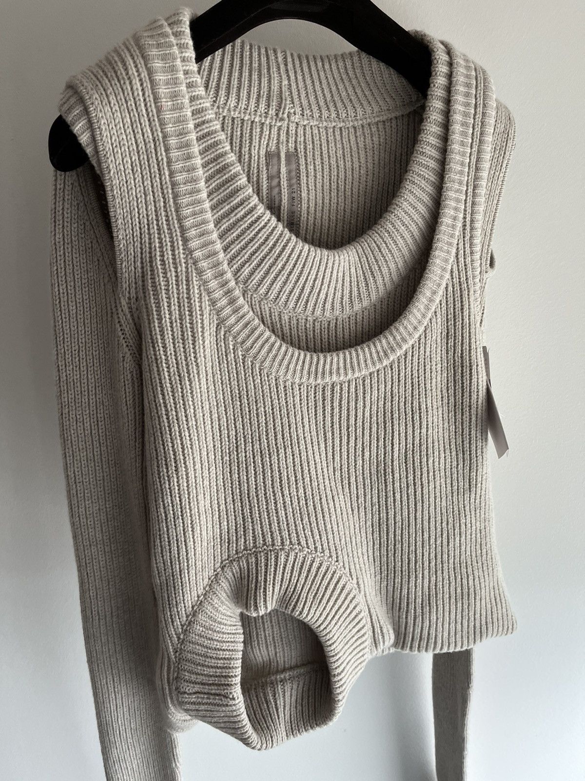 Rare Brand New Rick Owens Gethsemane FW 2021 Runway Sweater