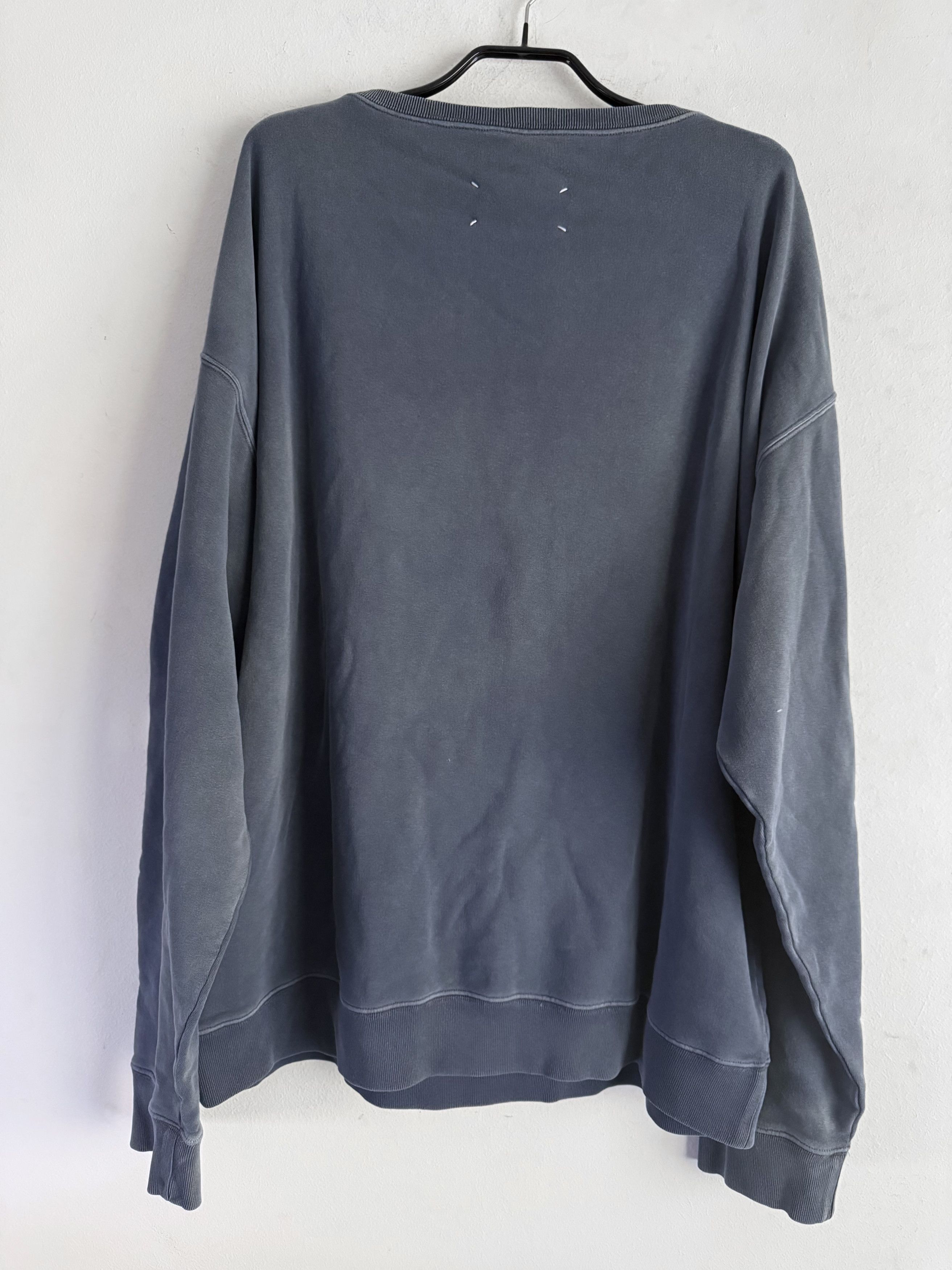 Maison Margiela Margiela Ss23 Distressed Logo Sweatshirt Size US L / EU 52-54 / 3 - 8 Thumbnail