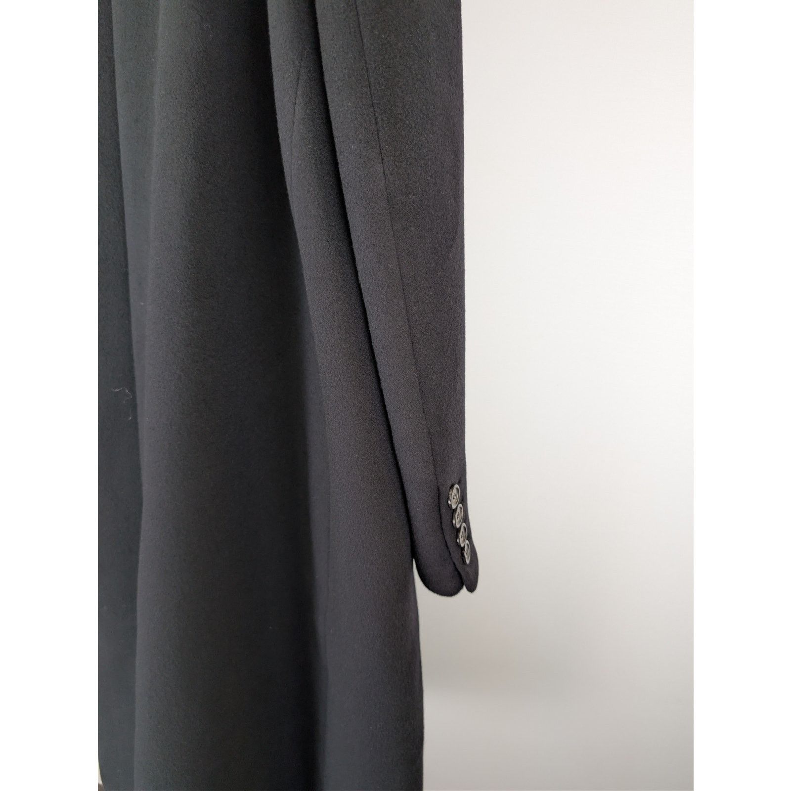 Saint Laurent Paris o1rshd1 Manteau Oversize Brosse oversized brush coat Black Size US M / EU 48-50 / 2 - 13 Thumbnail