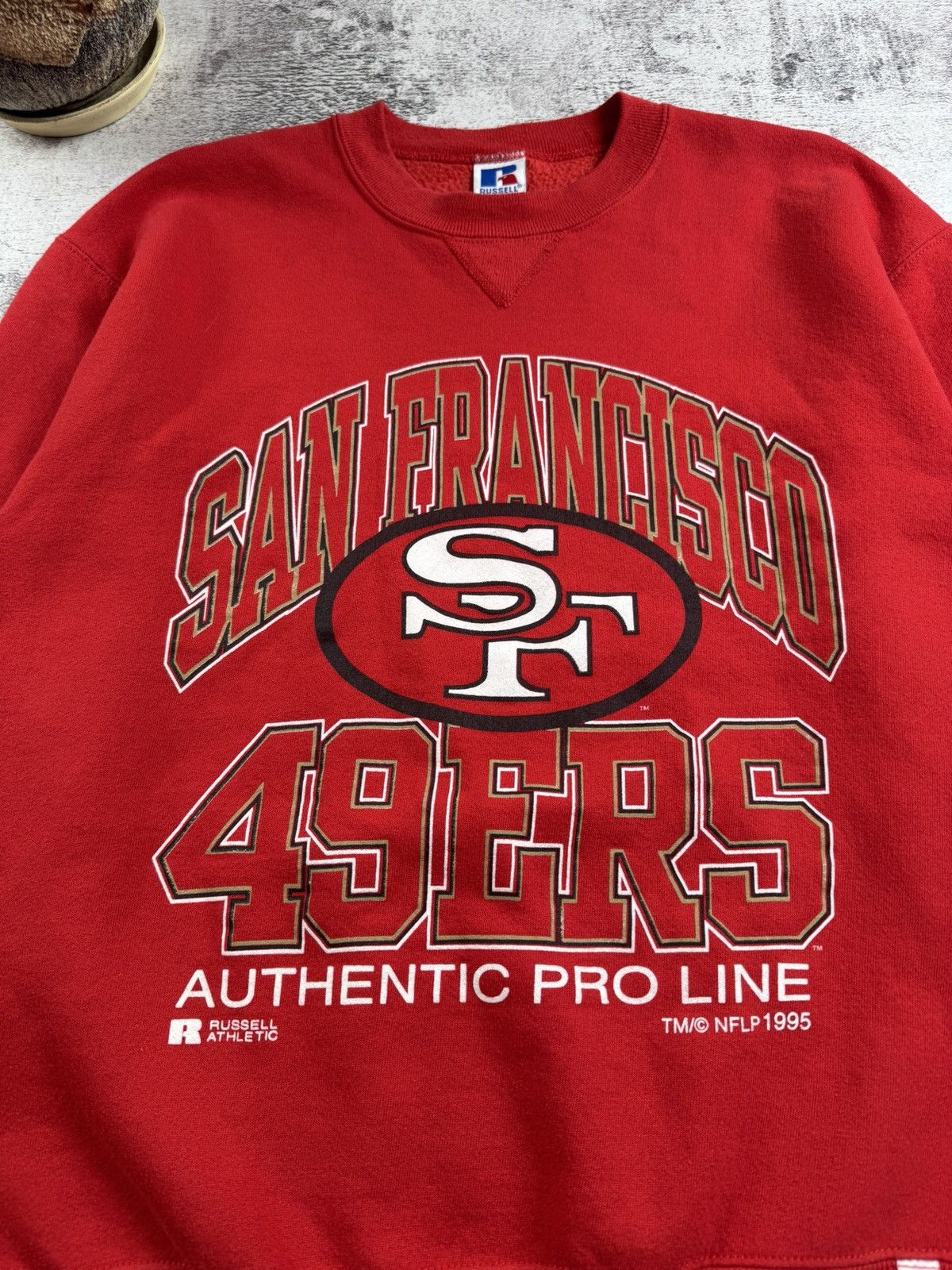 NFL Vintage San Francisco 1995 Basketball Sweatshirt Pullover Size US M / EU 48-50 / 2 - 8 Thumbnail