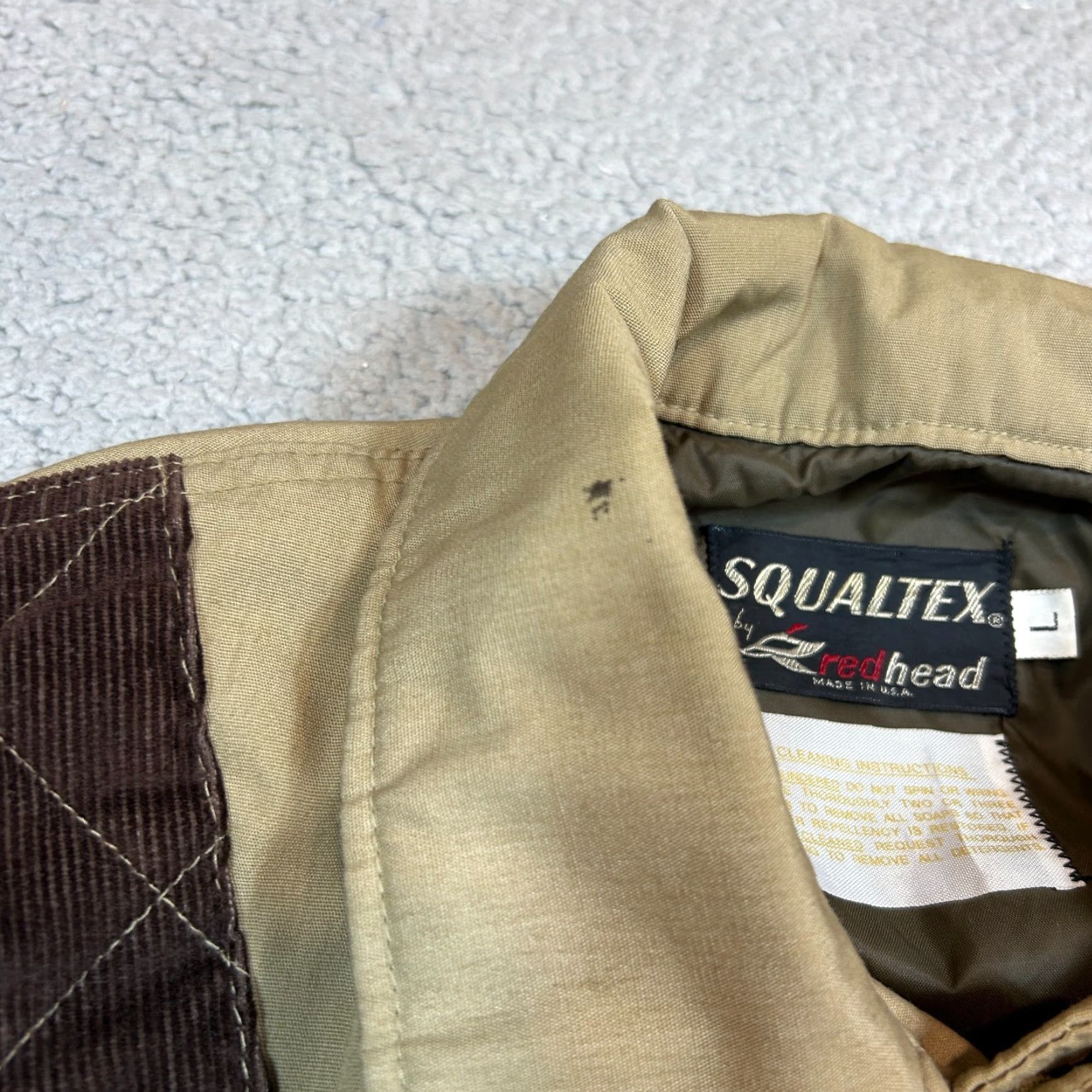 Vintage VINTAGE RedHead Squaltex Mens L Hunting Jacket Canvas Cotton Duck Waterproof Barn Coat USA Size US L / EU 52-54 / 3 - 5 Thumbnail