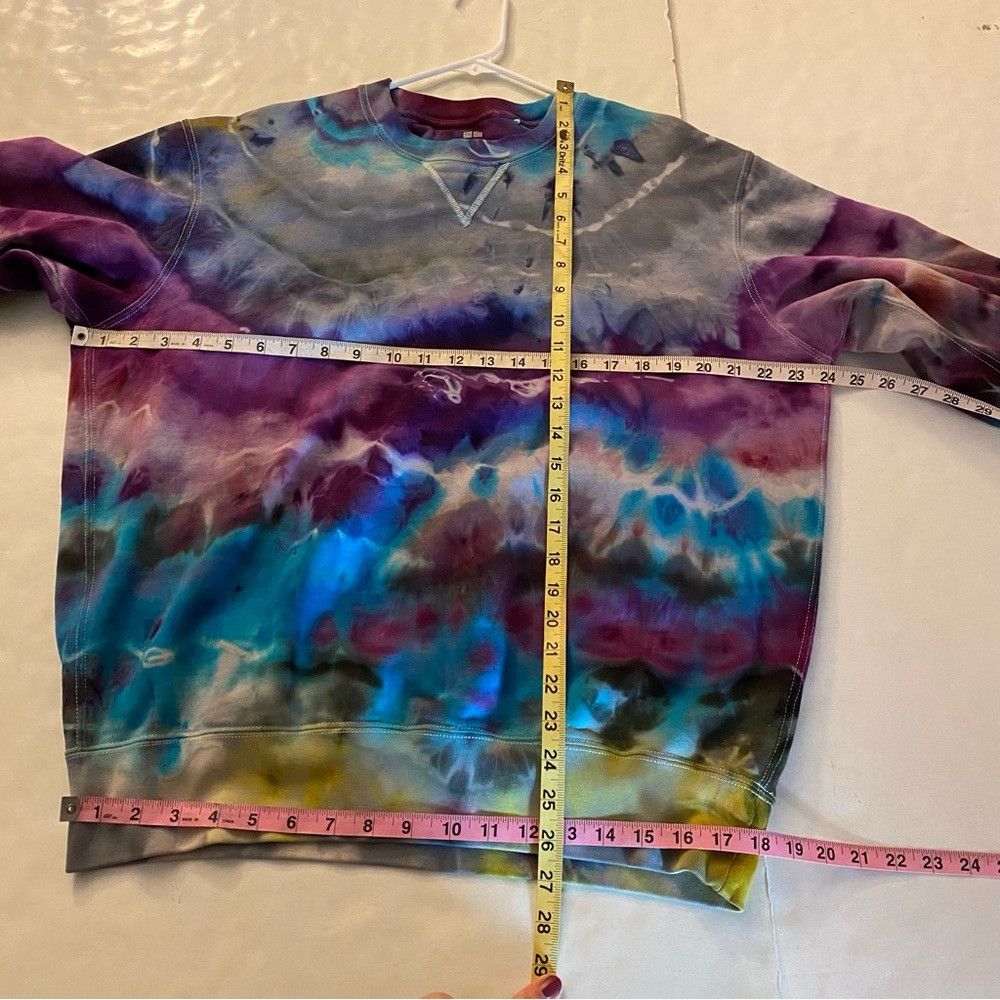 Handmade Handmade Geode Tie Dye Sweatshirt Pullover Mens Large Unise Size US L / EU 52-54 / 3 - 6 Thumbnail