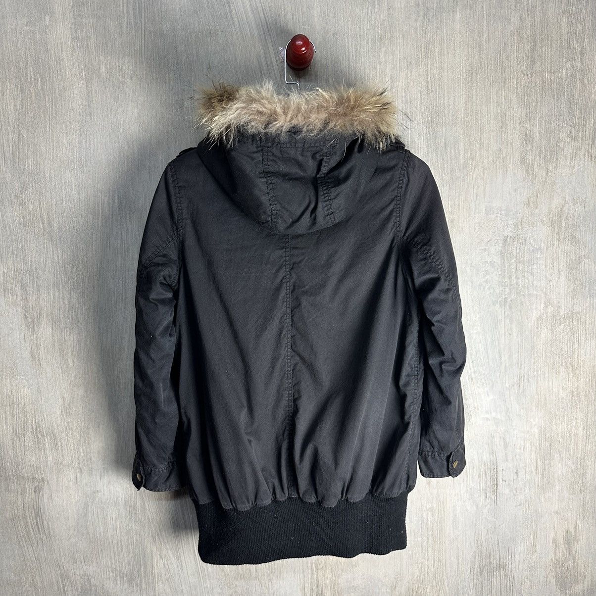 If Six Was Nine × Japanese Brand × Le Grande Bleu (L.G.B.) Riche Glamour lgb style Fur Hoodie Bomber Jacket Size US M / EU 48-50 / 2 - 2 Thumbnail