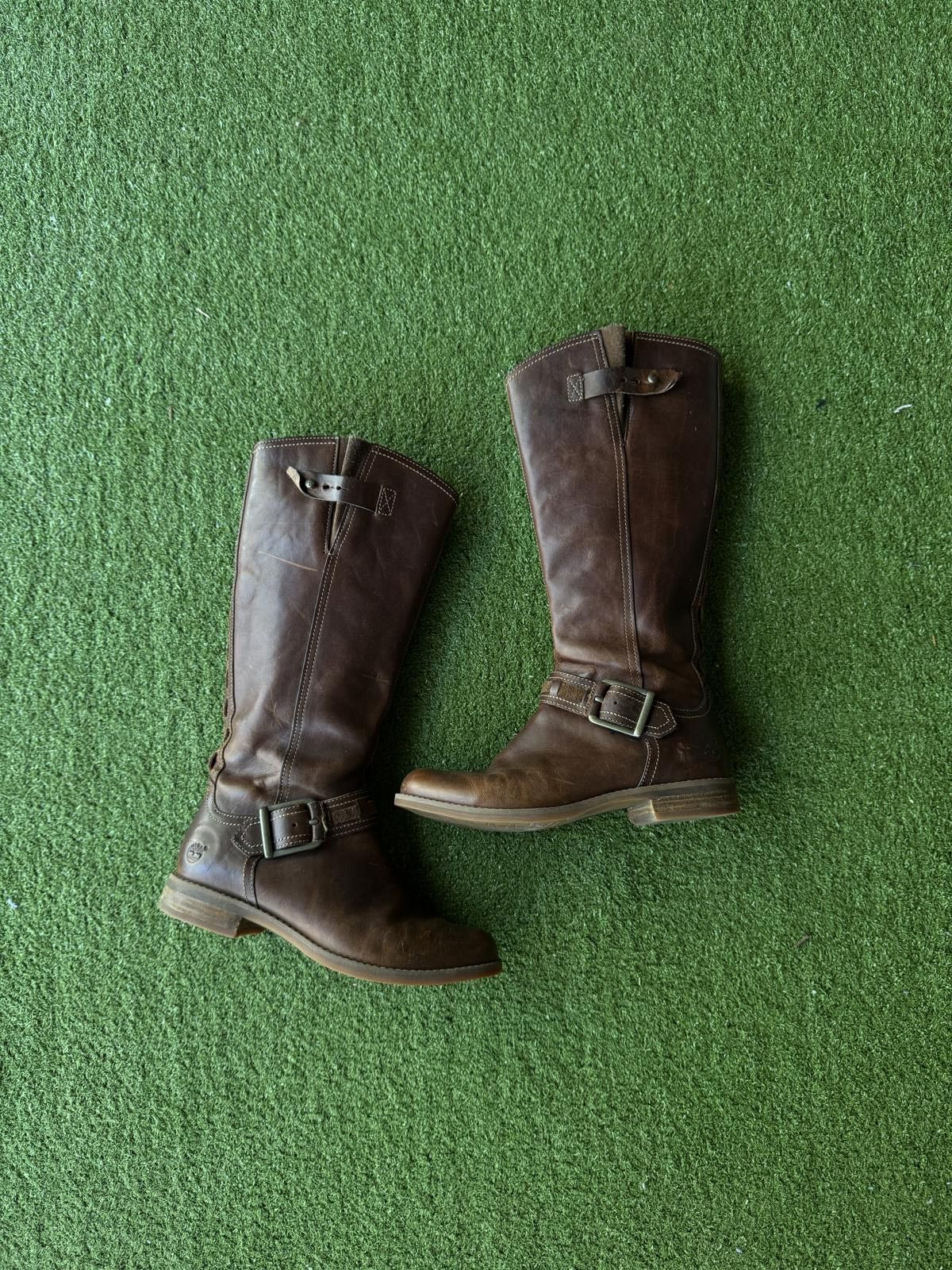 Timberland Timberland Leather Riding Boots Size ONE SIZE - 1 Thumbnail