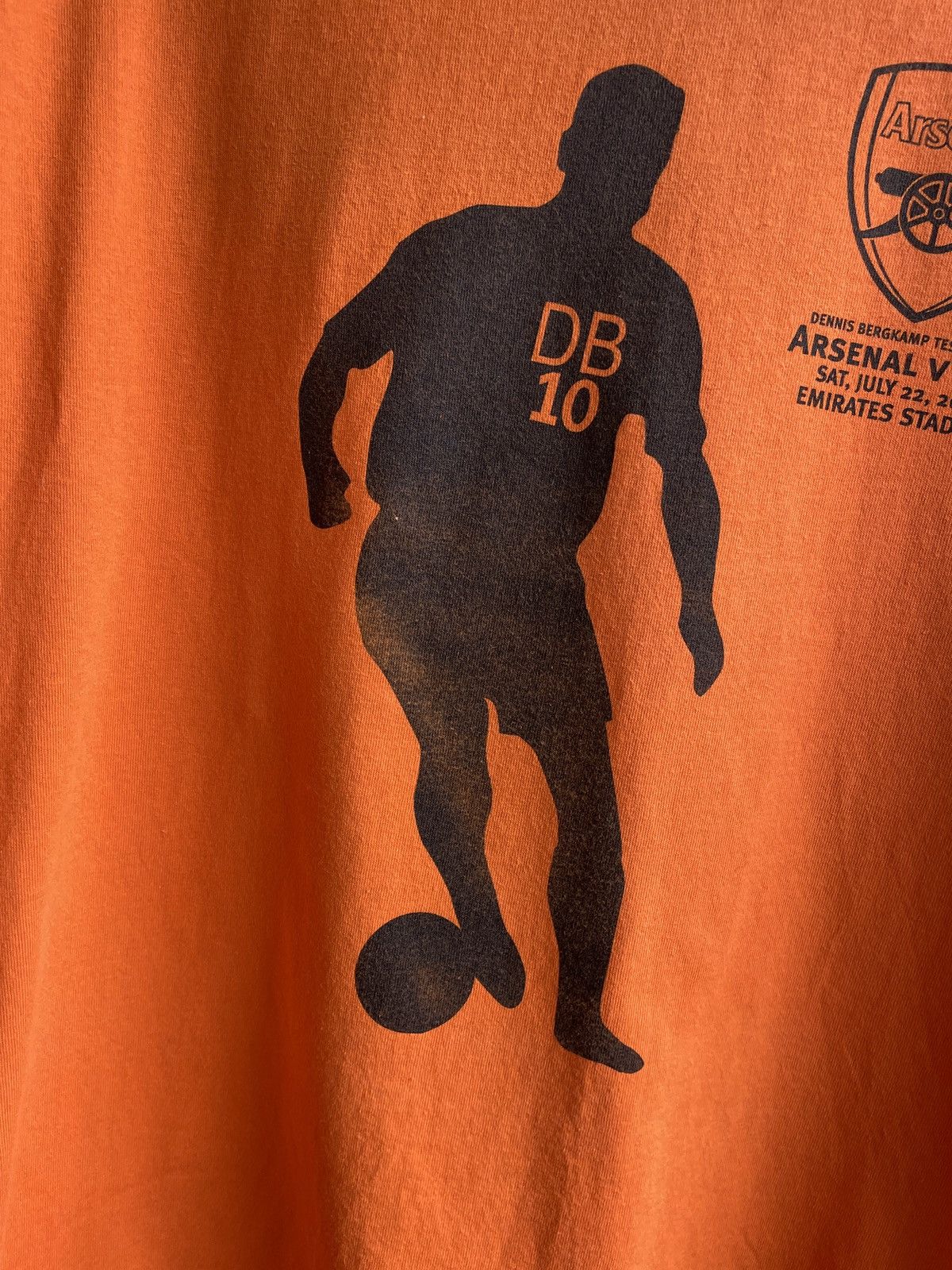Fruit Of The Loom Arsenal vs Ajax 2006 Bergkamp soccer football t shirt jersey Size US XL / EU 56 / 4 - 4 Thumbnail