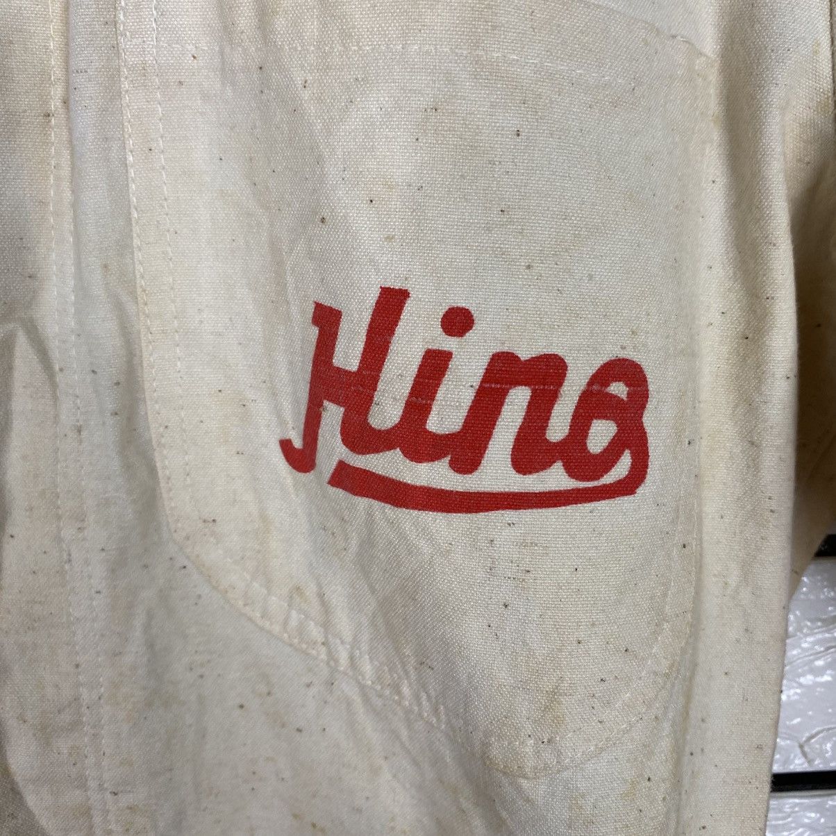 Japanese Brand Tokyo Hino Diesel Coverall Worker Duck Canvas Detroit Size US 30 / EU 46 - 19 Thumbnail