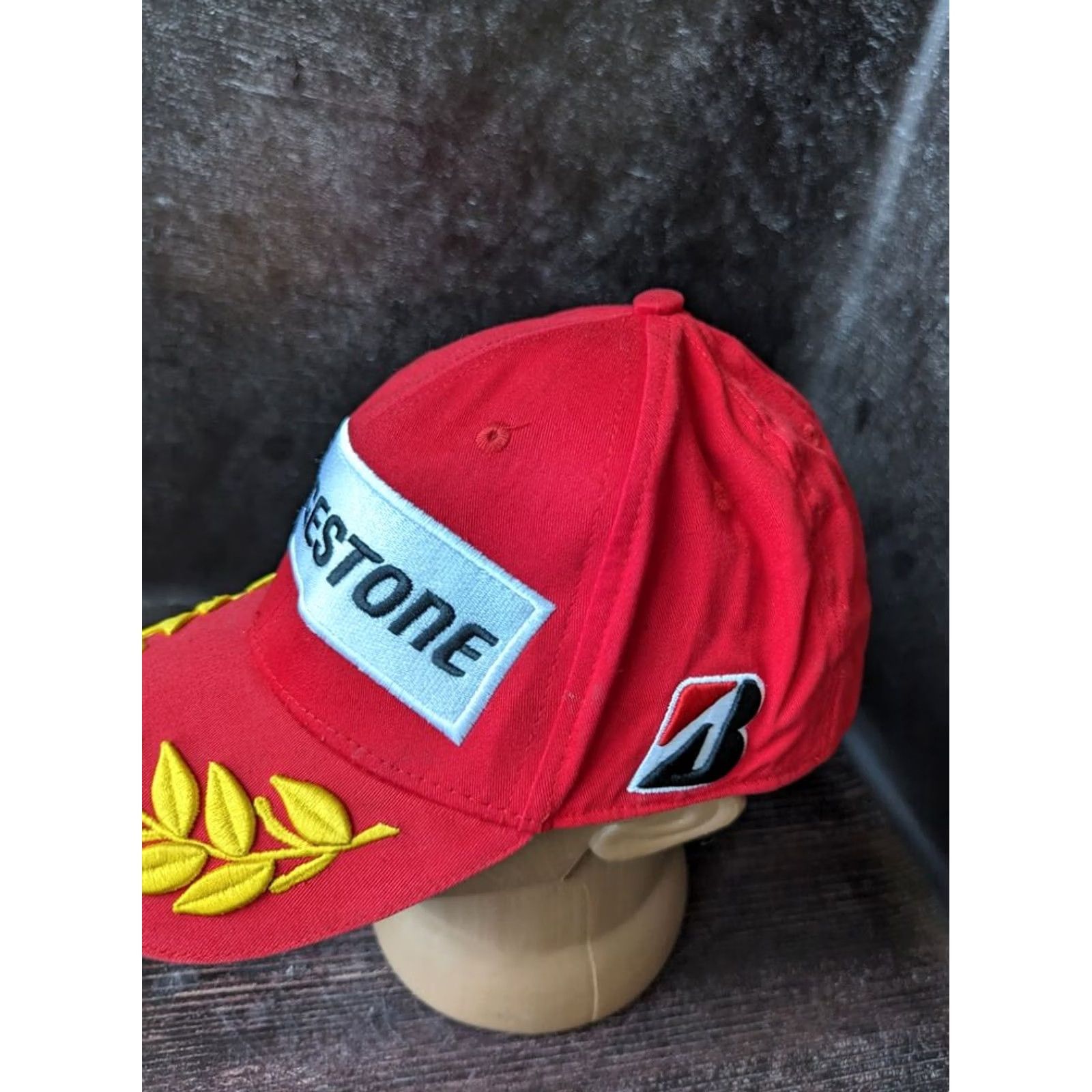 Vintage Bridgestone Podium Trophy Red Baseball Cap Baseball Cap Men One Size Red Size ONE SIZE - 5 Thumbnail