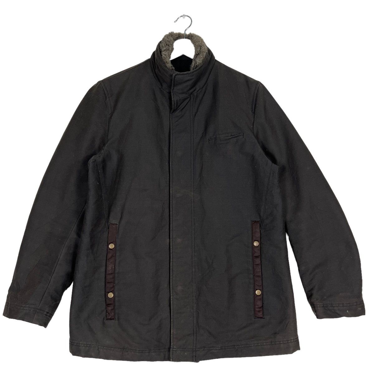 Melrose 🔥 MELROSE MEN MOLESKIN FAUX FUR TRIM JACKET Size US M / EU 48-50 / 2 - 1 Thumbnail