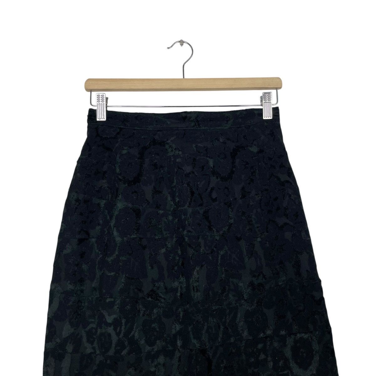Tricot Comme des Garcons Vintage AD93 Tricot Comme Des Garcons Flower Design Skirt Size 26" / US 2 / IT 38 - 2 Thumbnail