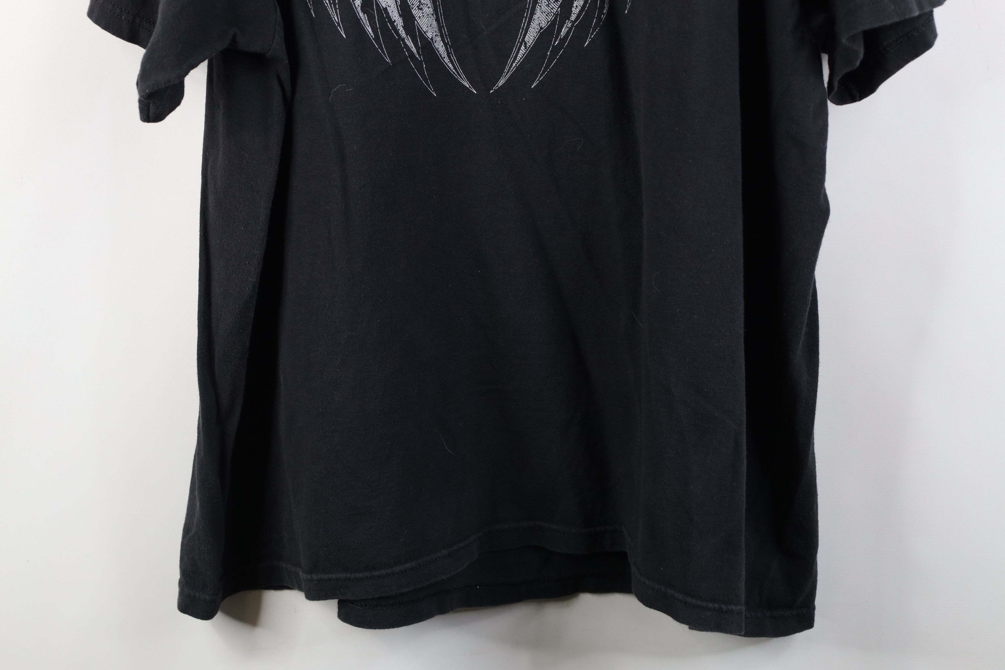 Vintage Vintage Y2K Valley Bristol Motor Skull Wings T-Shirt Size US XXL / EU 58 / 5 - 14 Thumbnail