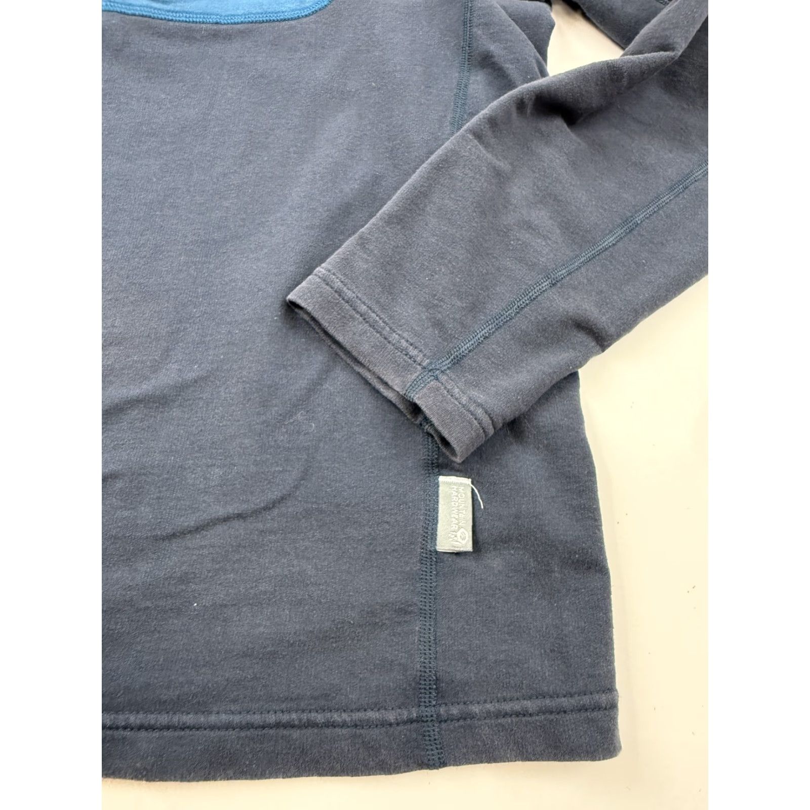 Mountain Hardwear Mountain Hardwear Pullover Mens M Blue 1/4 Zip Long Sleeve Pocket Top Shirt Size US M / EU 48-50 / 2 - 2 Thumbnail