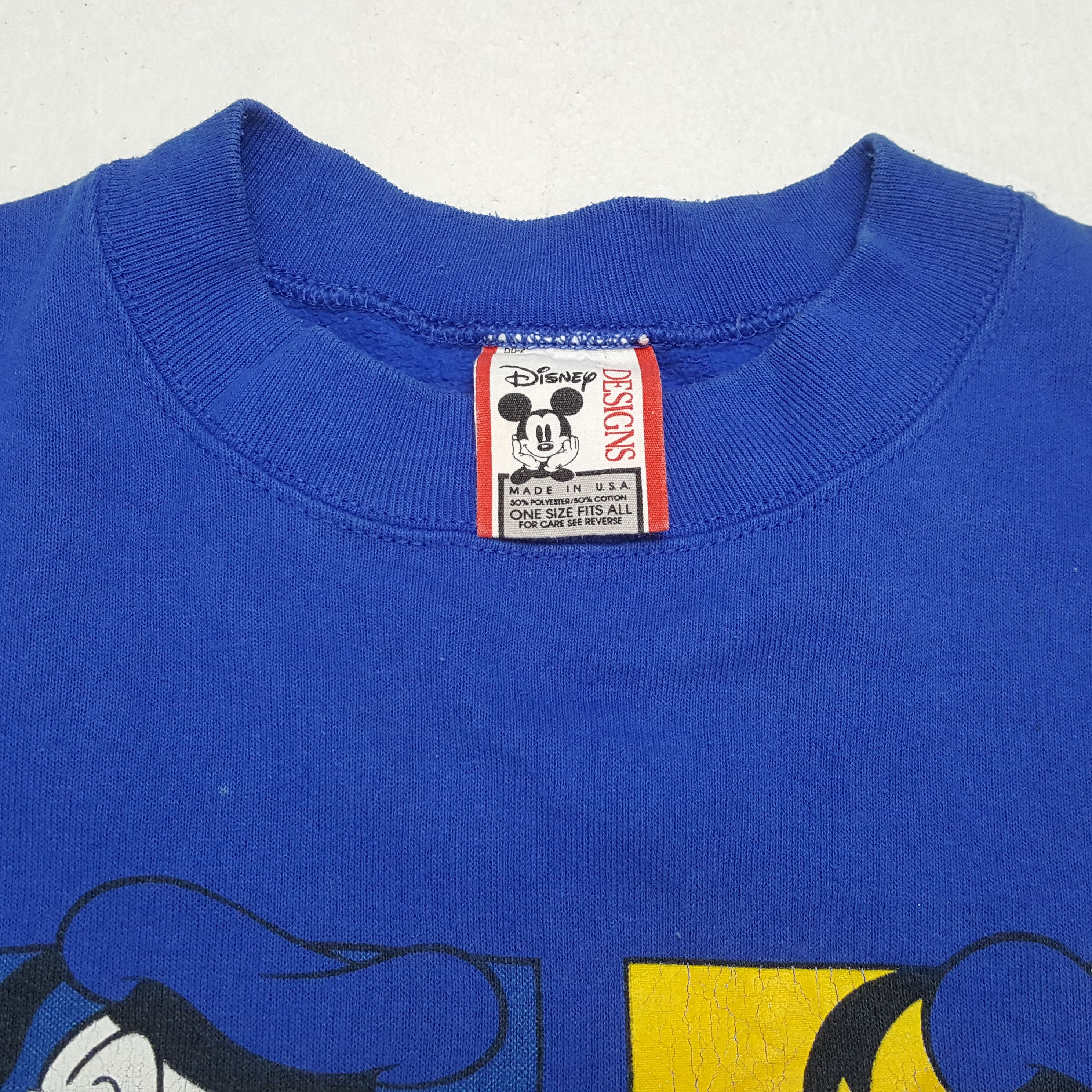 Cartoon Network × Disney × Vintage DONALD DUCK DISNEY Cartoon Character Vintage Sweatshirt Size US L / EU 52-54 / 3 - 8 Thumbnail