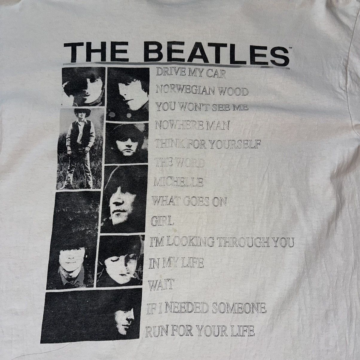 Band Tees The Beatles Rubber Soul Vintage T-shirt Size US L / EU 52-54 / 3 - 8 Thumbnail