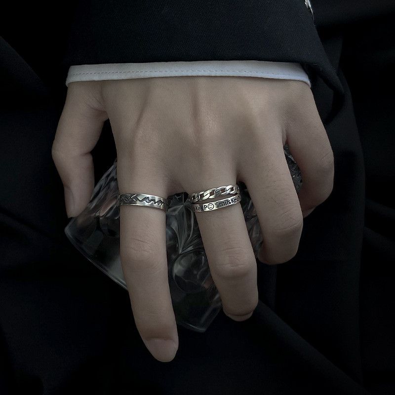 Jewelry Crazy Jewelry Rings Open Size Chrome Ring (Size 7-13) Size ONE SIZE - 1 Thumbnail