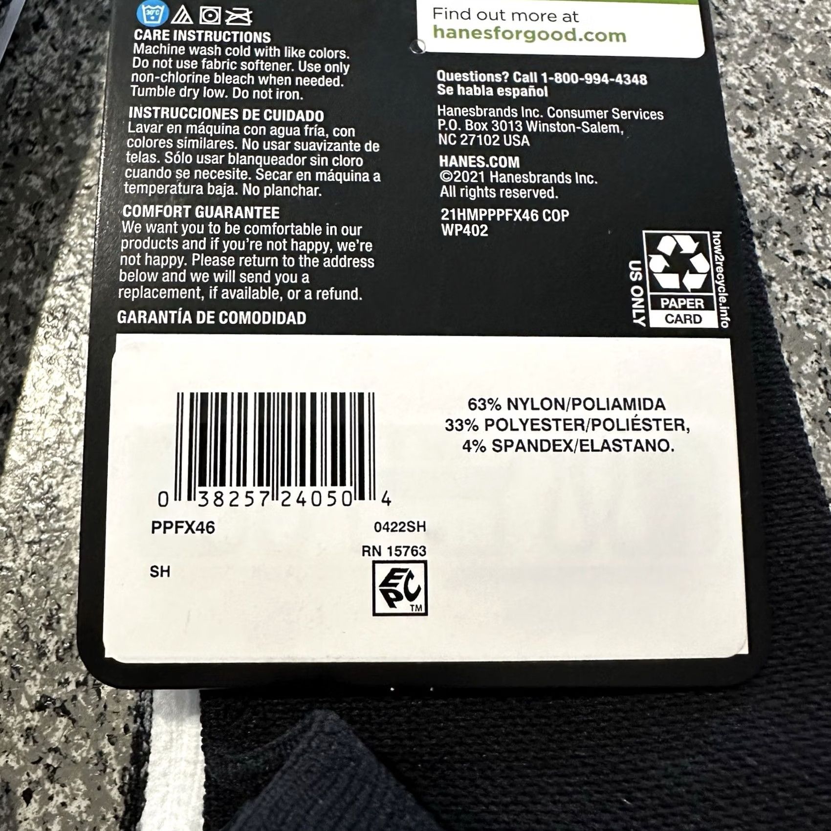 Hanes Hanes No Show Socks 6 Pack Men's 6-12 Black White Grey Sock 6 Pairs Colorful Athletic Socks Mens Size ONE SIZE - 4 Thumbnail
