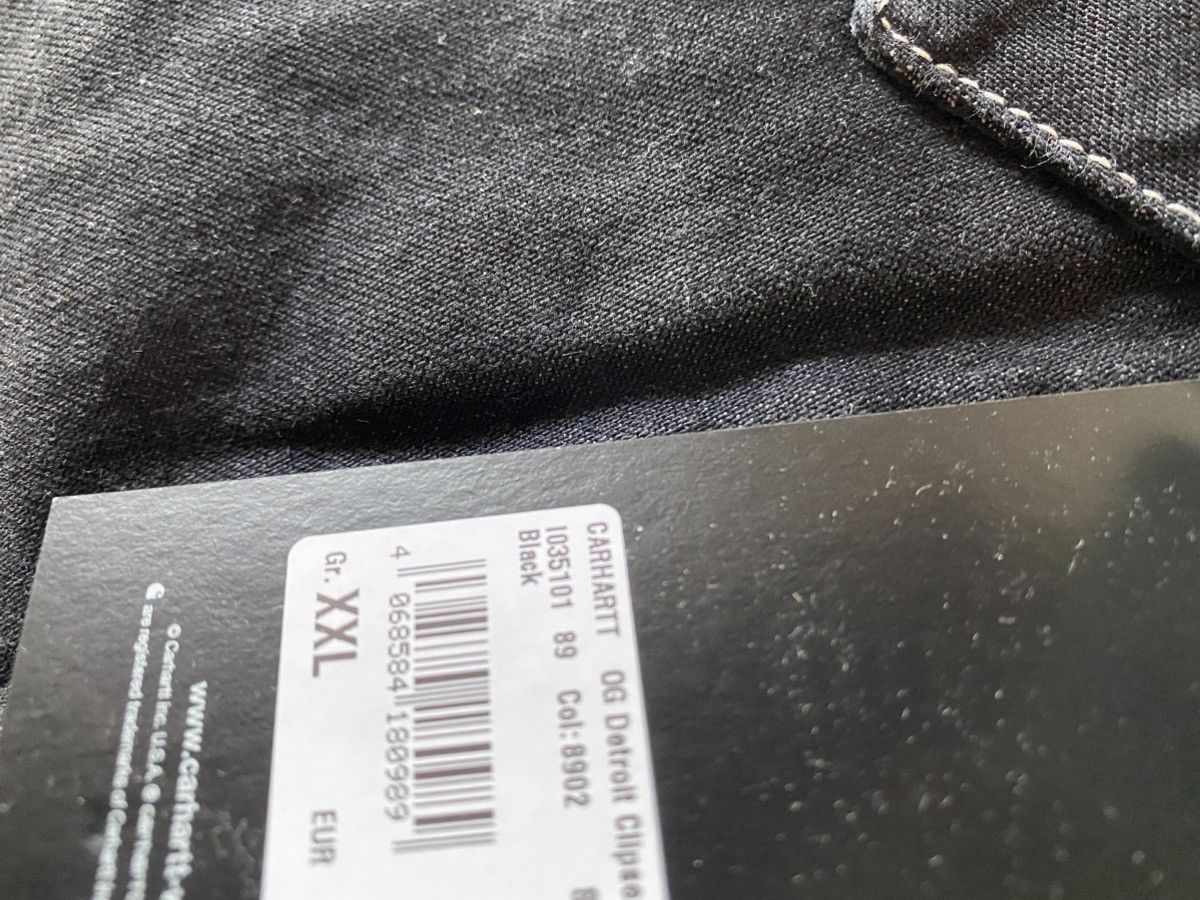 Carhartt Wip OG Detroit Carhartt WIP x Clipse size /XXL black Size US XXL / EU 58 / 5 - 17 Thumbnail
